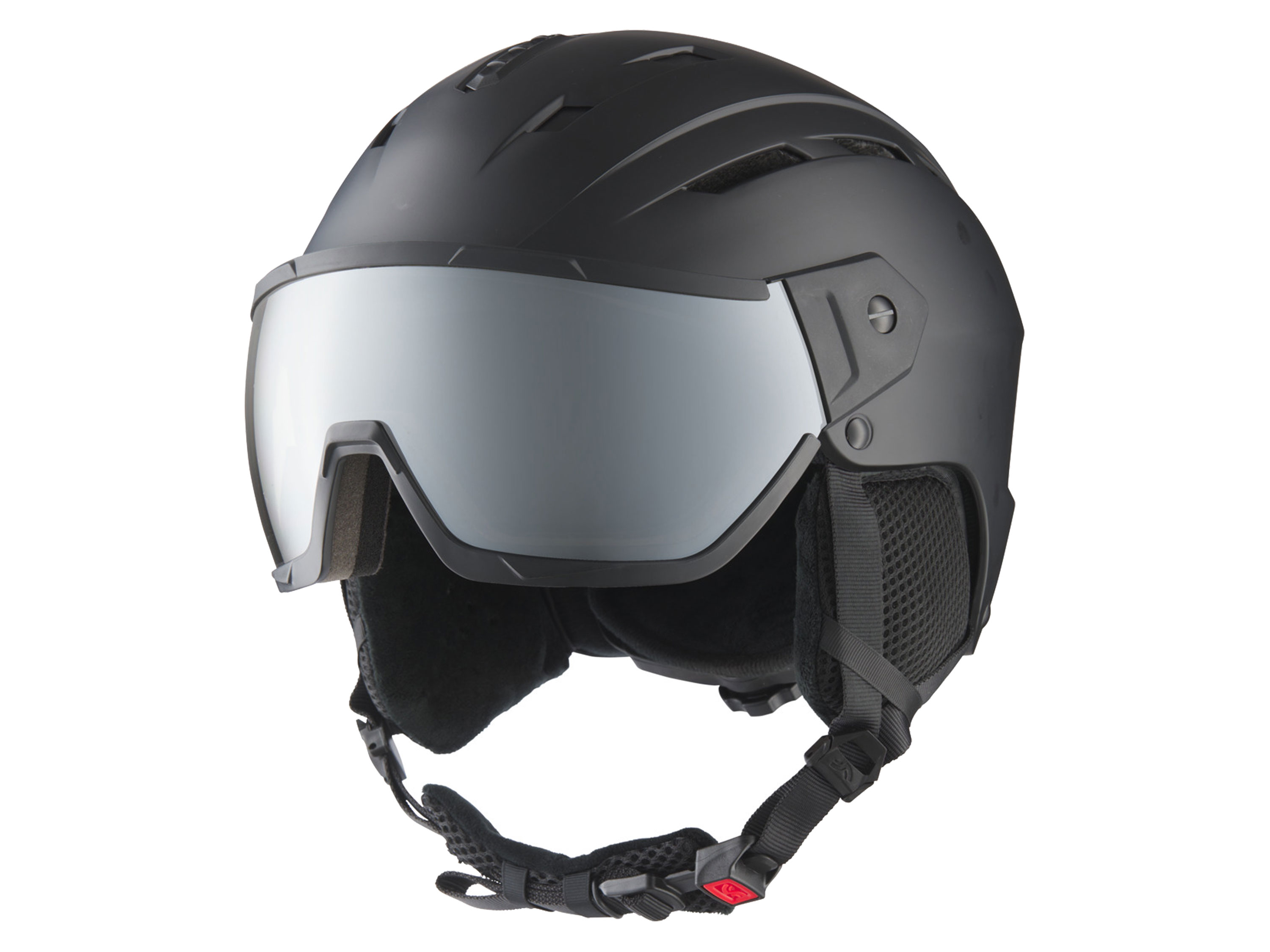 CRIVIT PREMIUM Ski- en snowboardhelm (L/XL, Zwart)