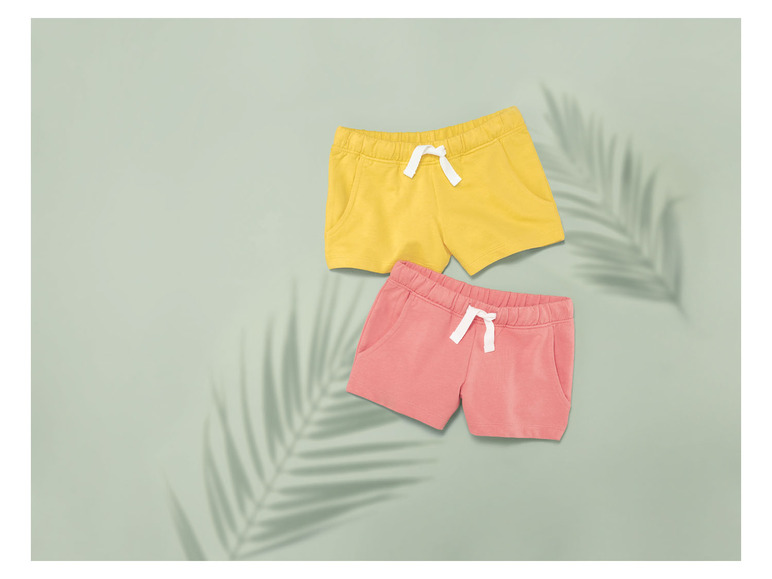 Ga naar volledige schermweergave: pepperts!® Meisjes sweatshorts, 2 stuks, met hoog katoengehalte - afbeelding 7