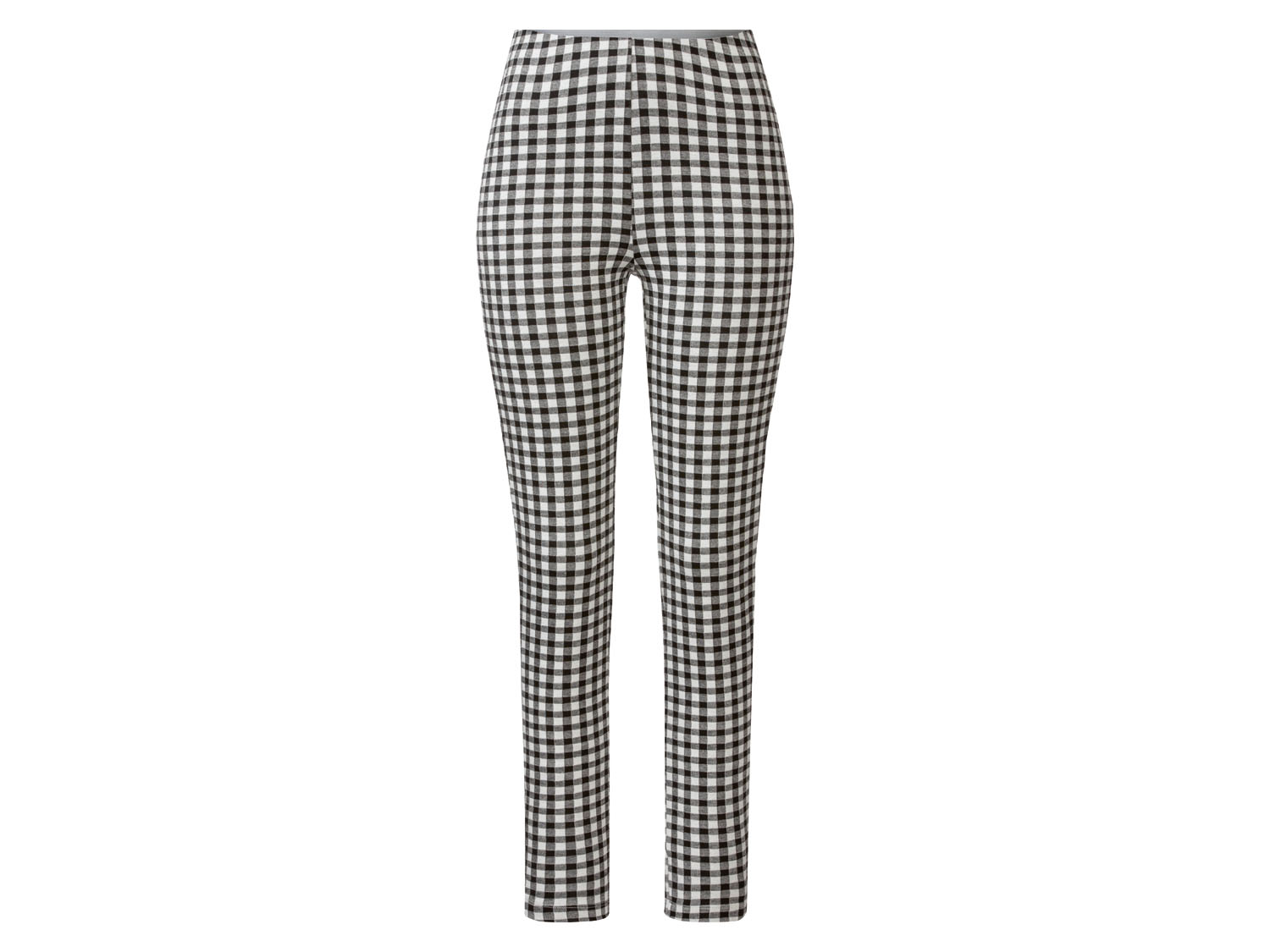 esmara Damesjegging (M (40/42), zwart/wit/ruit)