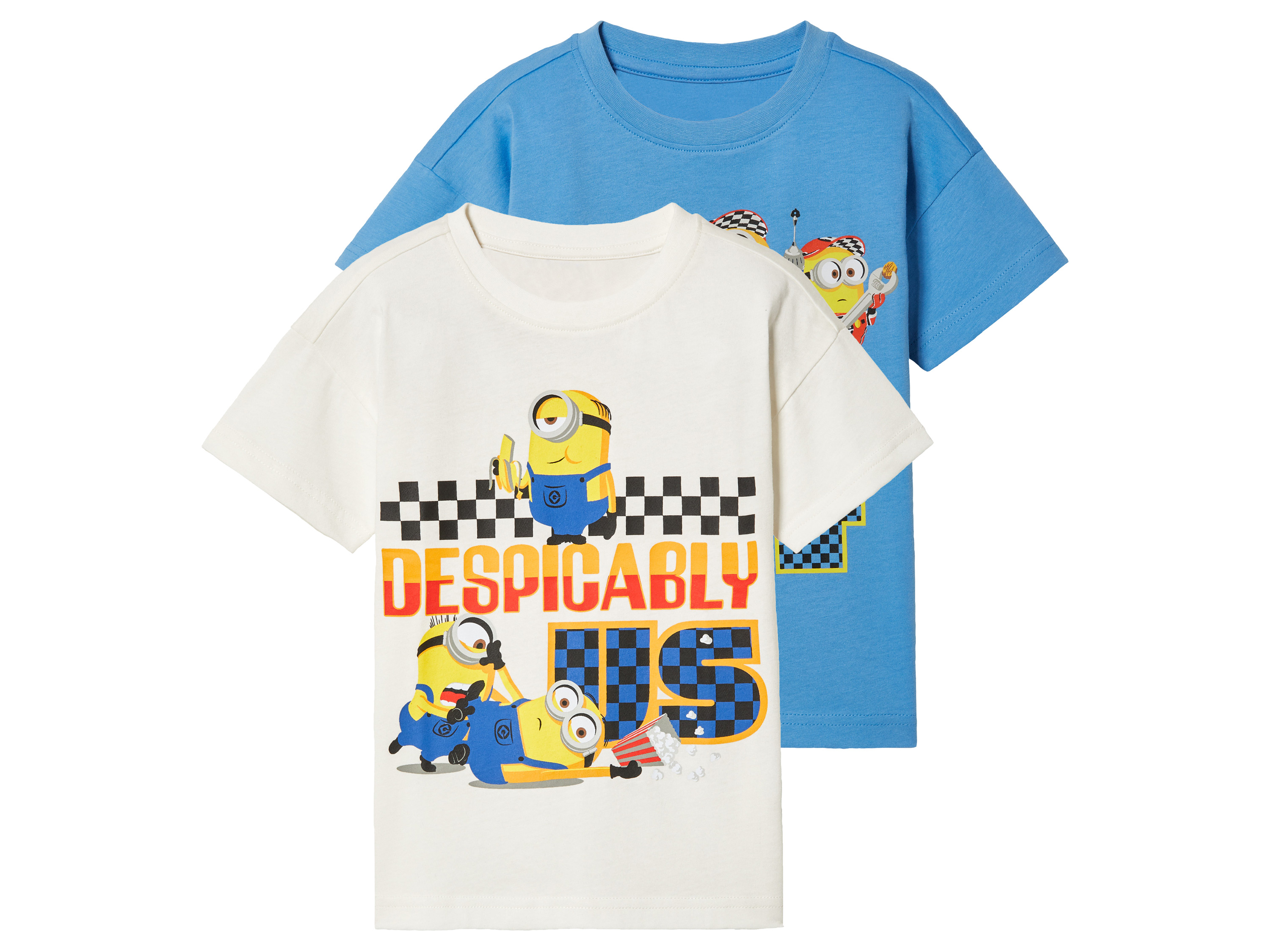 2 kinder-T-shirts (98/104, Minions)