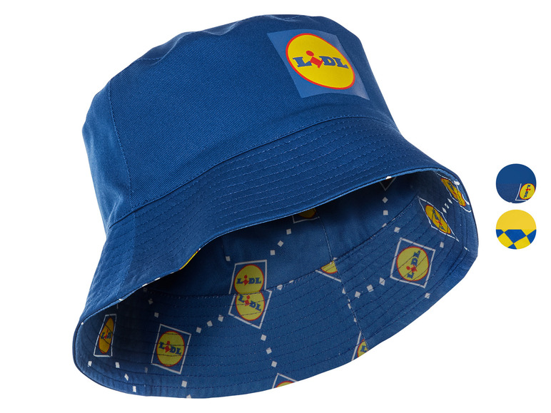 Ga naar volledige schermweergave: Bucket hat met Lidl print - afbeelding 1