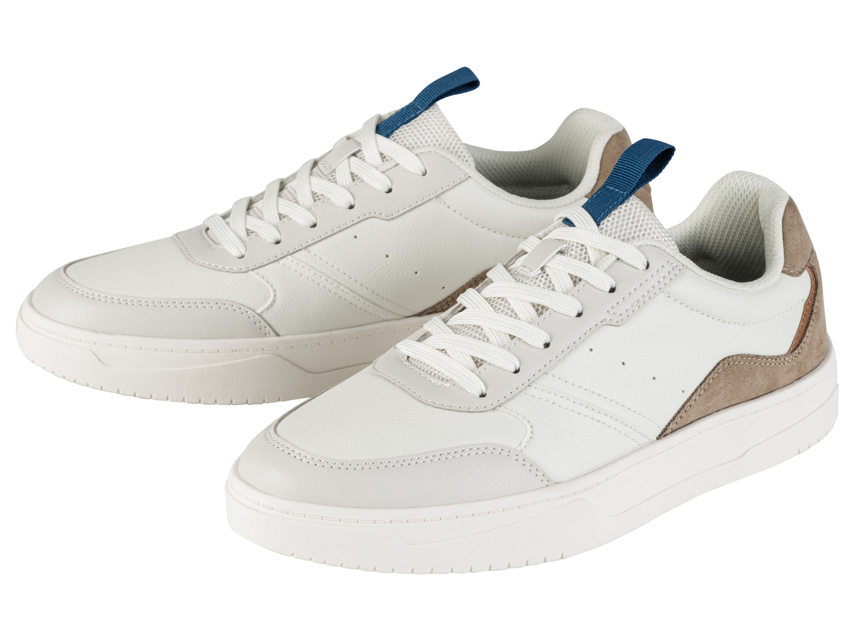 LIVERGY Heren sneakers (Wit, 43)