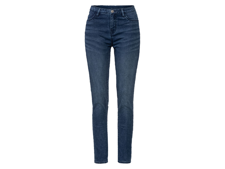 esmara Dames thermo-jeans - skinny fit (44, Donkerblauw)
