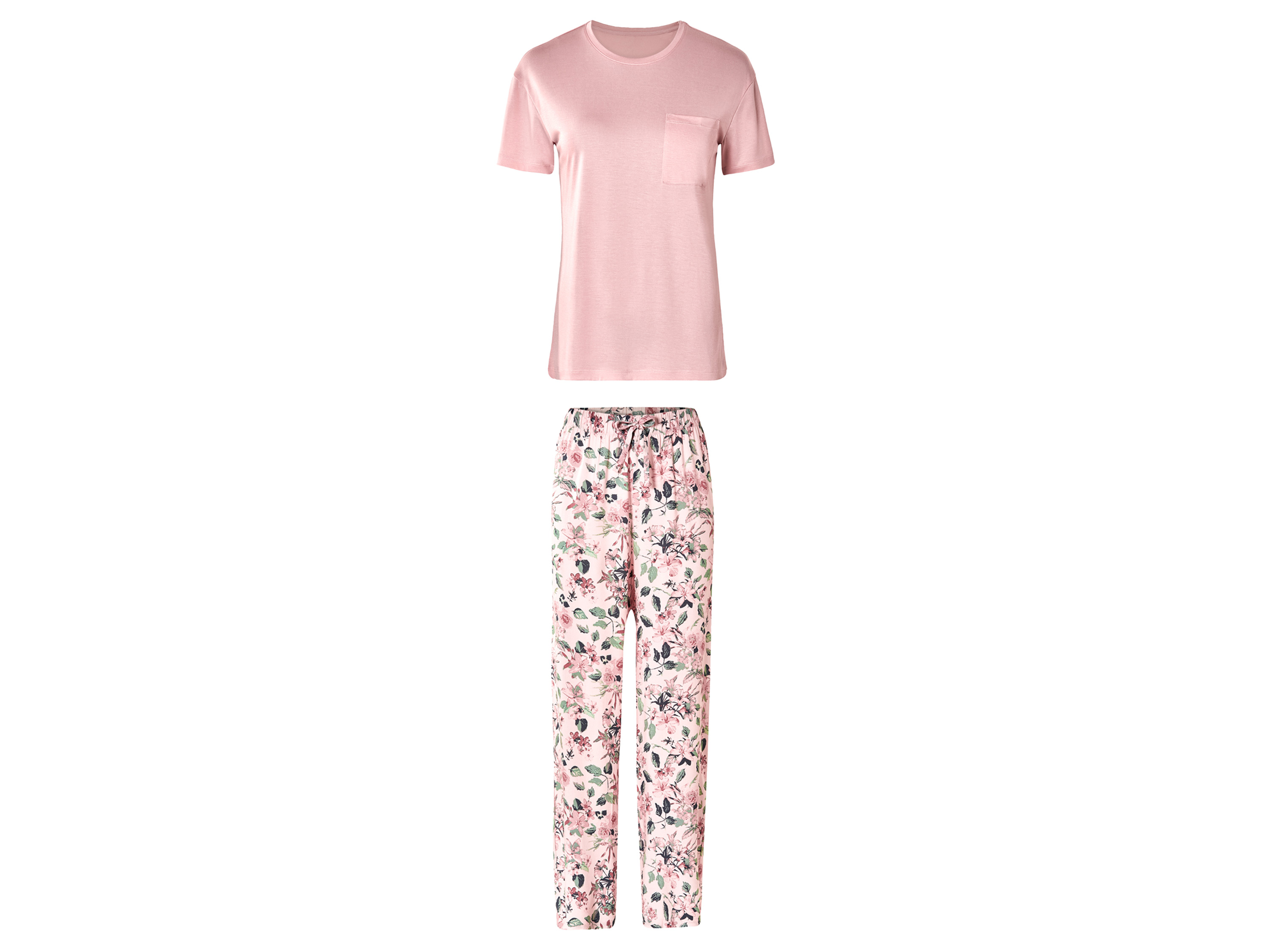 esmara Dames pyjama (XL (48/50), Bloemen roze)