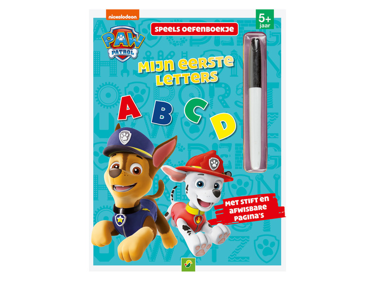 Educatieve spelletjesboeken (Paw Patrol Eerste letters)