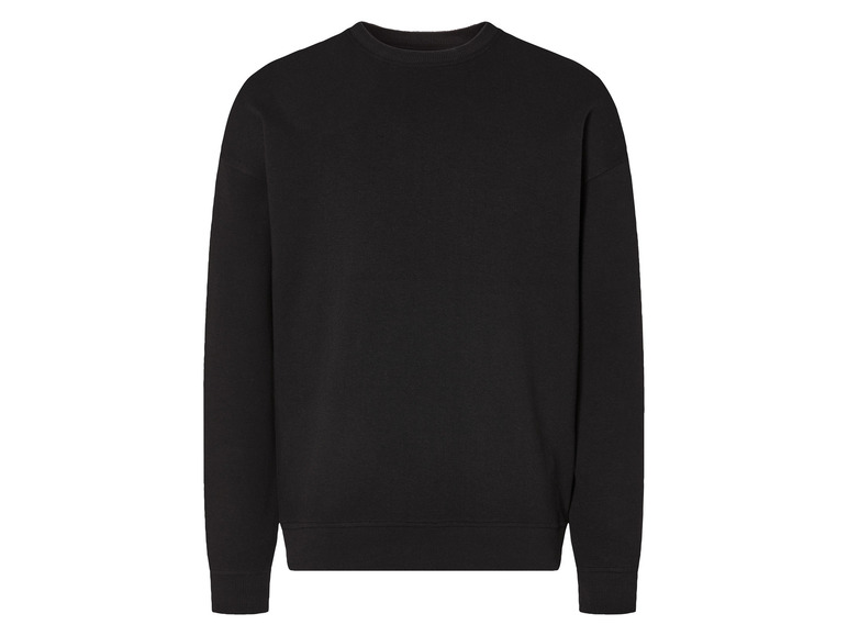 Heren sweatshirt (L (52/54), Zwart)