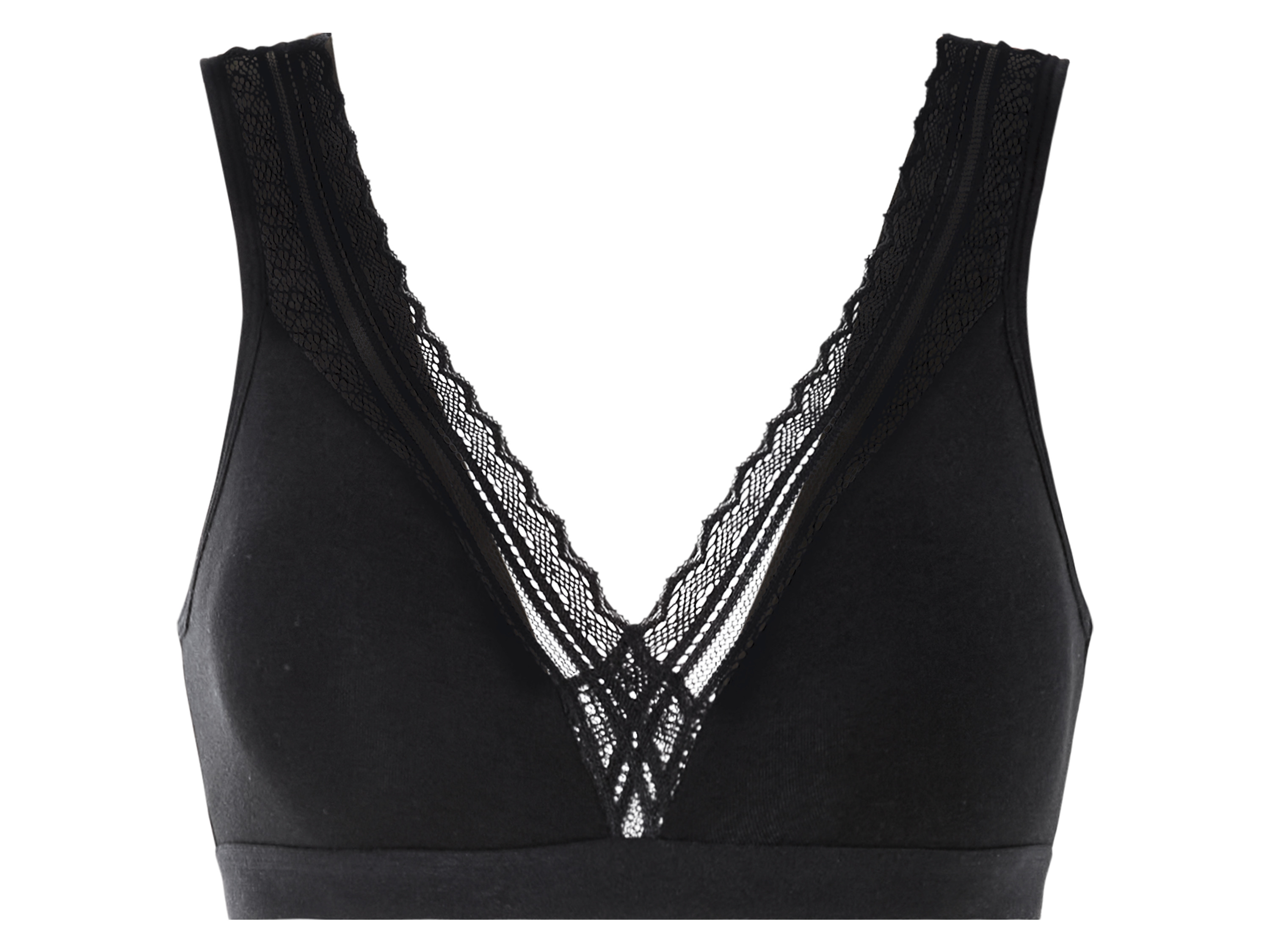 esmara Dames bralette (M (40/42), Zwart)