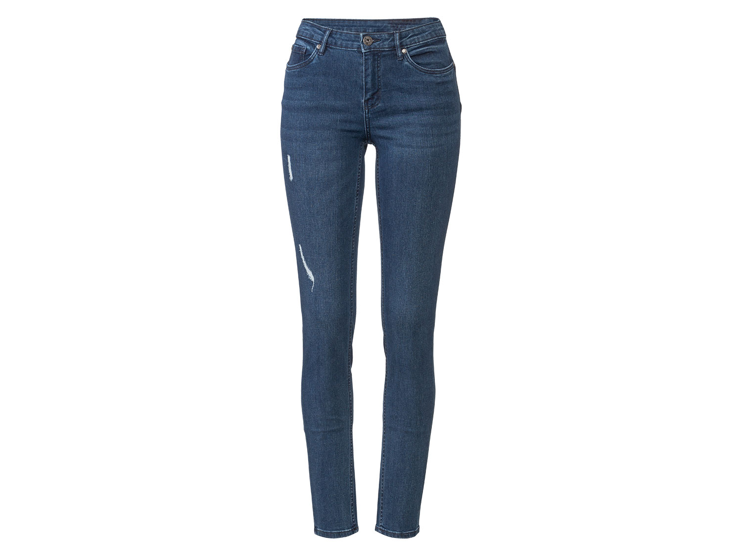 esmara Dames jeans - super skinny fit (34, Blauw)