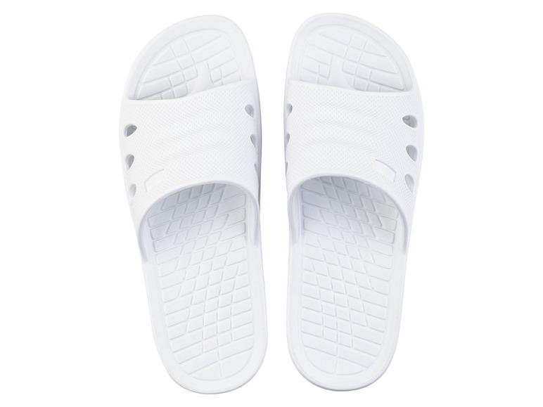 CRIVIT Heren badslippers (40/41, Wit)