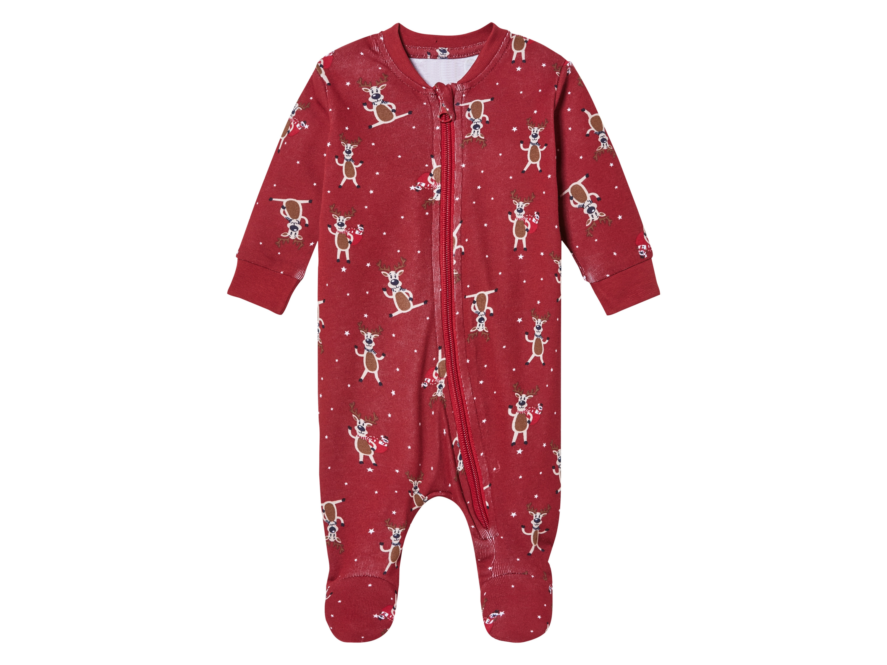 lupilu Baby slaapzak met kerstprint (50/56, Rood)