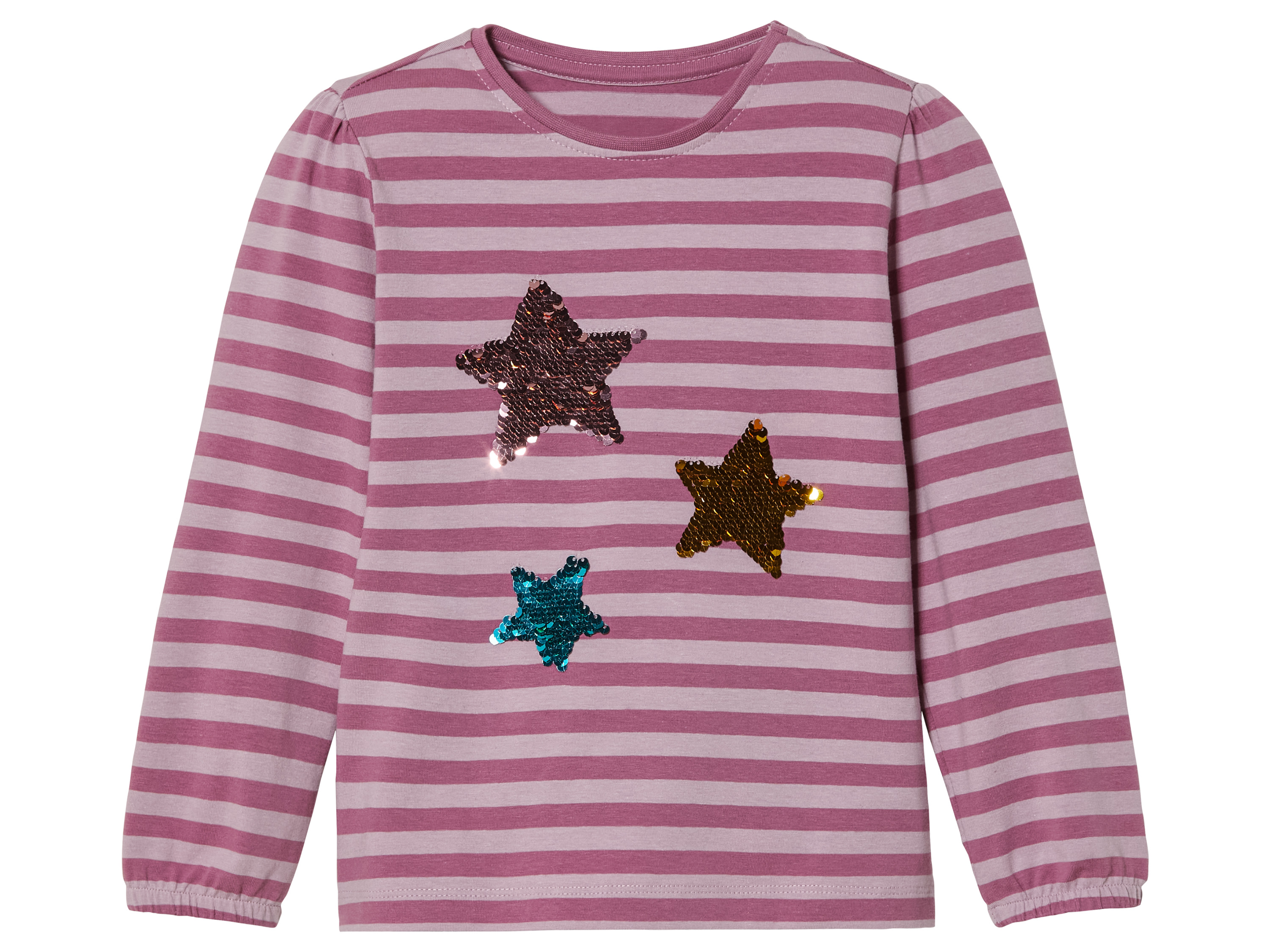 lupilu Kindershirt met lange mouwen (98/104, Lila)