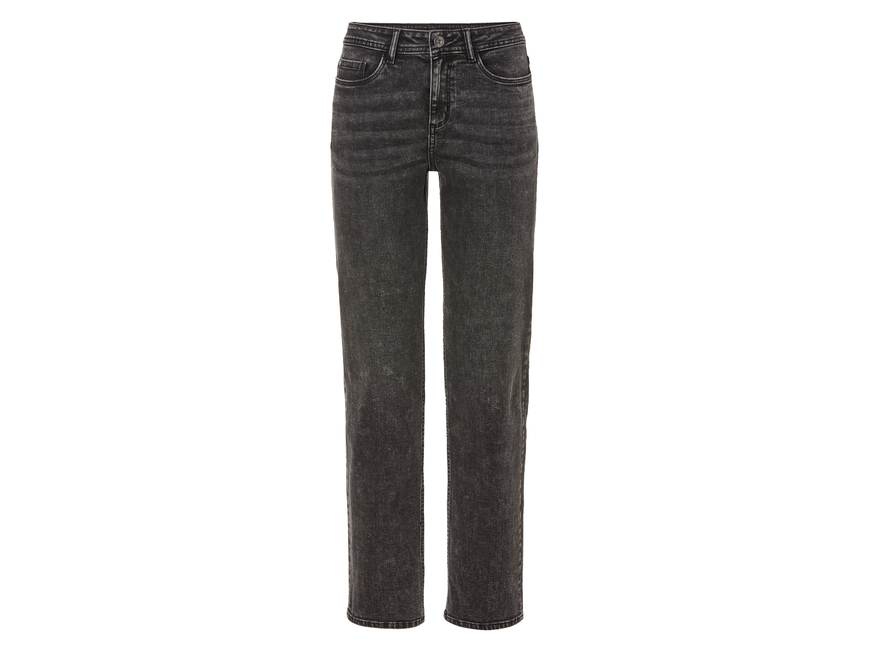 esmara Dames jeans Straight fit (36, Grijs)