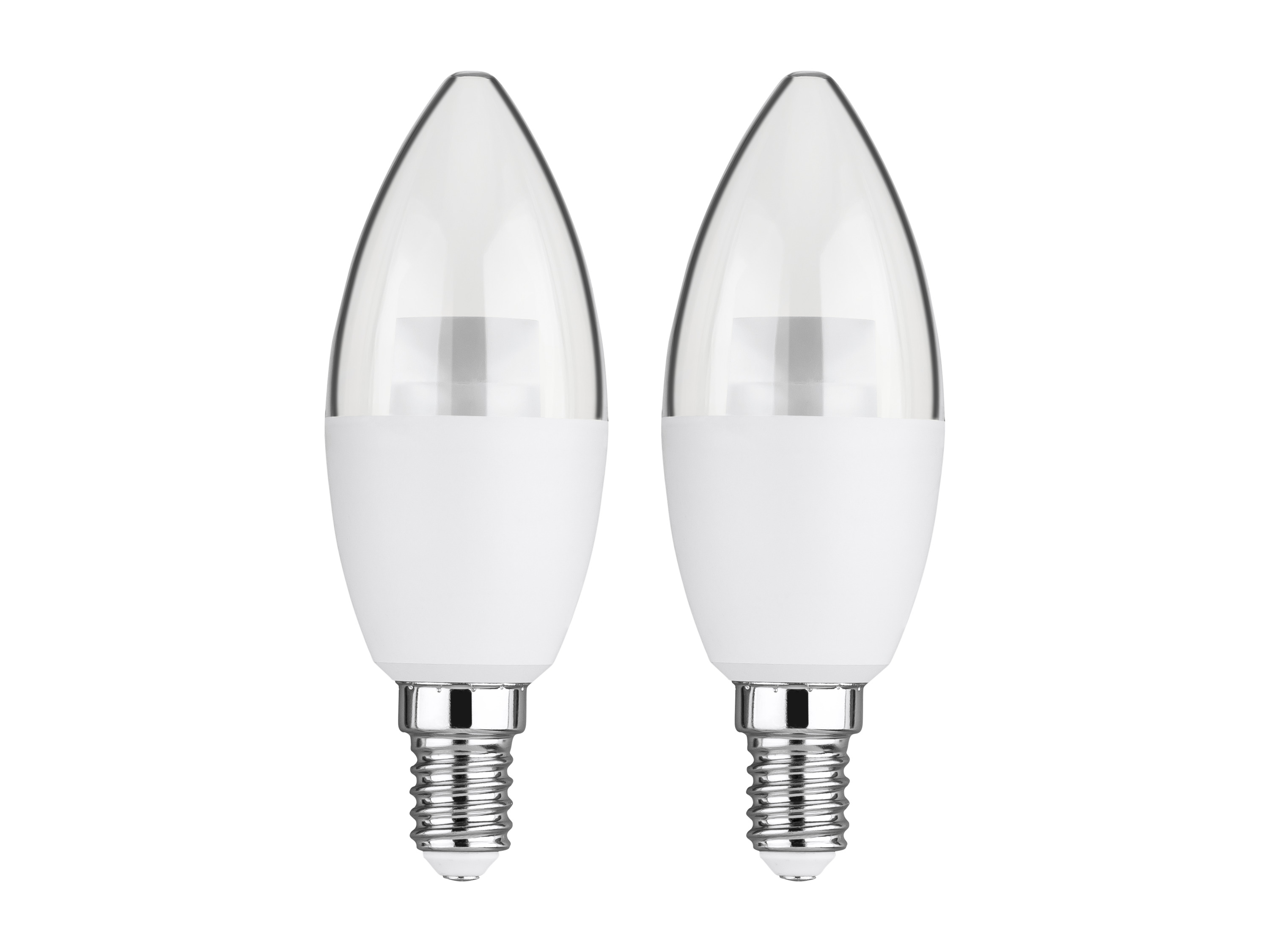 LIVARNO home LED-lampen (4,9W E14 kaars transparant)