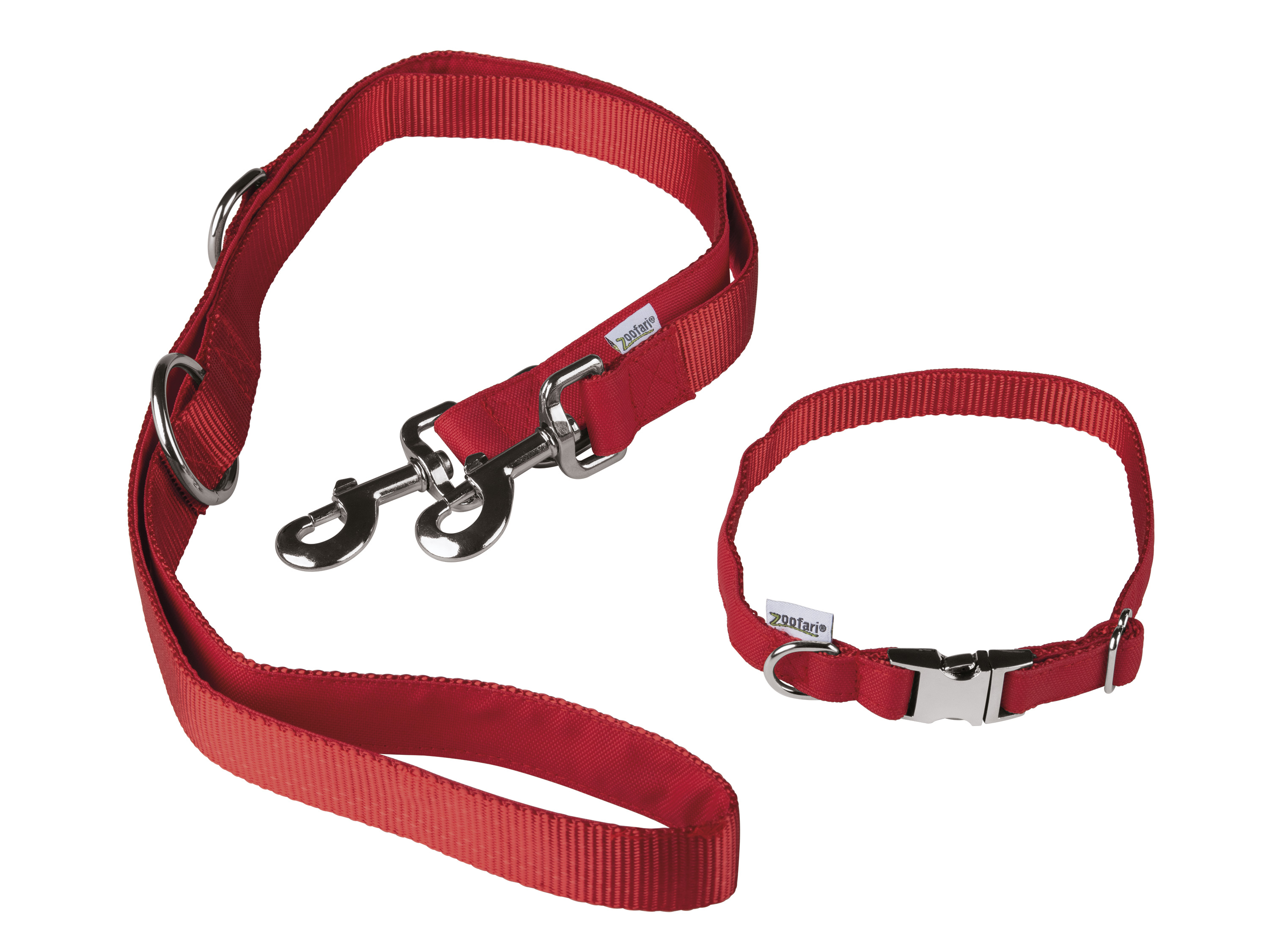 zoofari Hondenhalsband (S, Rood)