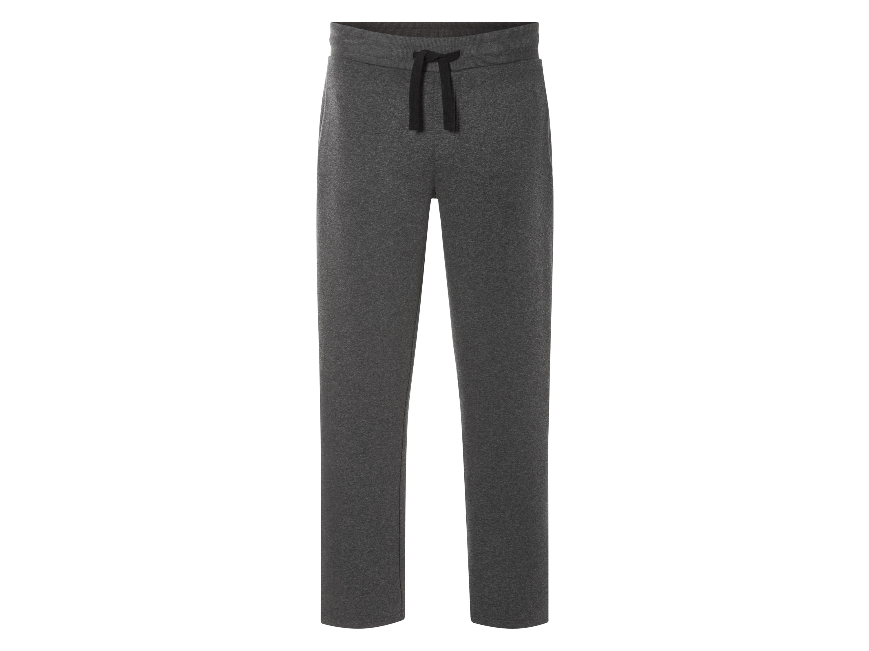 LIVERGY Heren joggingbroek met teddyvoering (XXXL, Donkergrijs)