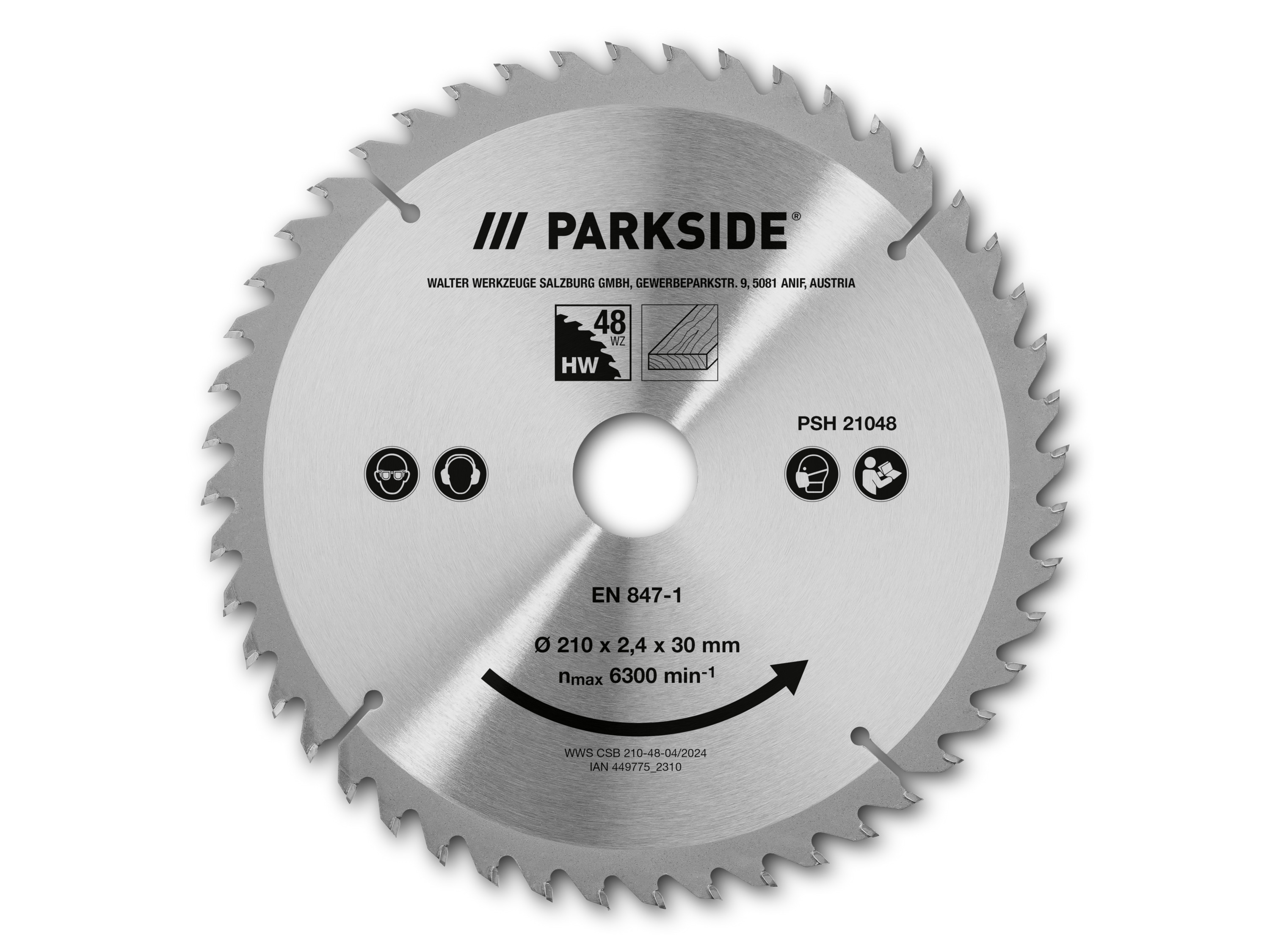 PARKSIDE Cirkelzaagblad (210 mm, 48 tanden)