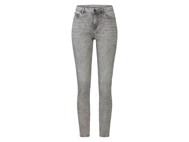 esmara Dames jeans Super Skinny Fit (40, kort, Lichtgrijs)