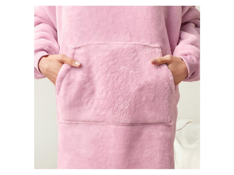 Ga naar volledige schermweergave: Pluchen oversized hoodie - afbeelding 8