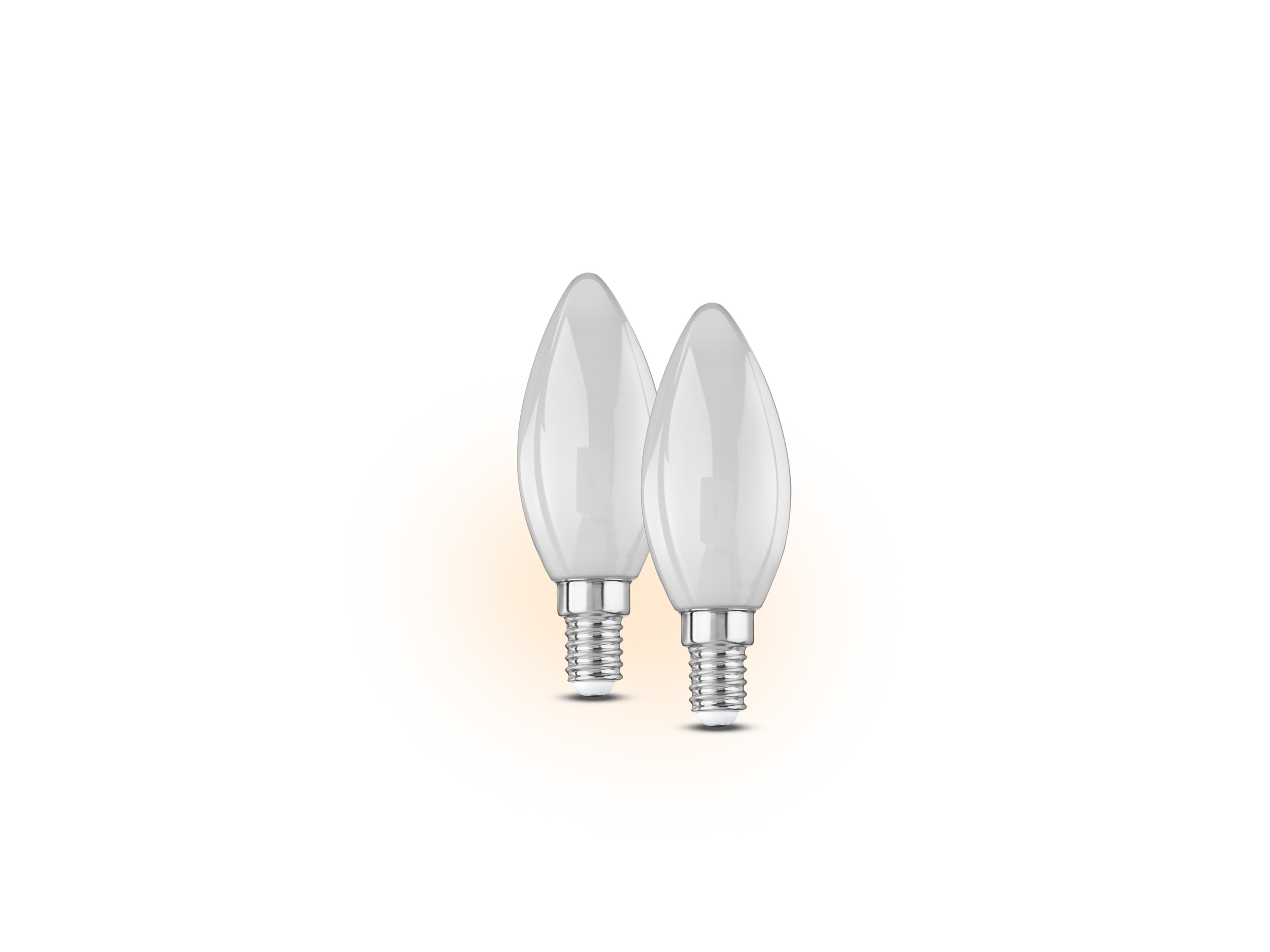 LIVARNO home LED-filamentlampen E27 / E14 (Kaars E14, wit 2,2 W)