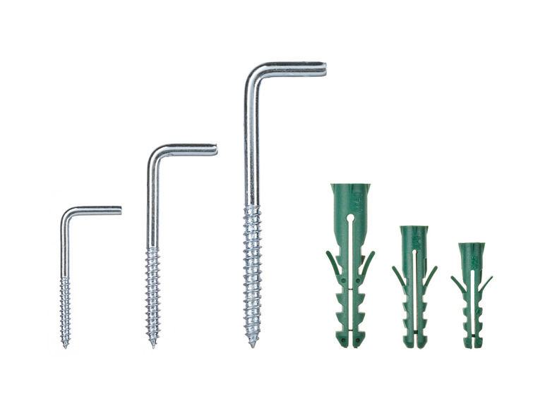 Ga naar volledige schermweergave: PARKSIDE® L-haak en deuvelset, schroefhaak en deuvelset of haakset - afbeelding 3