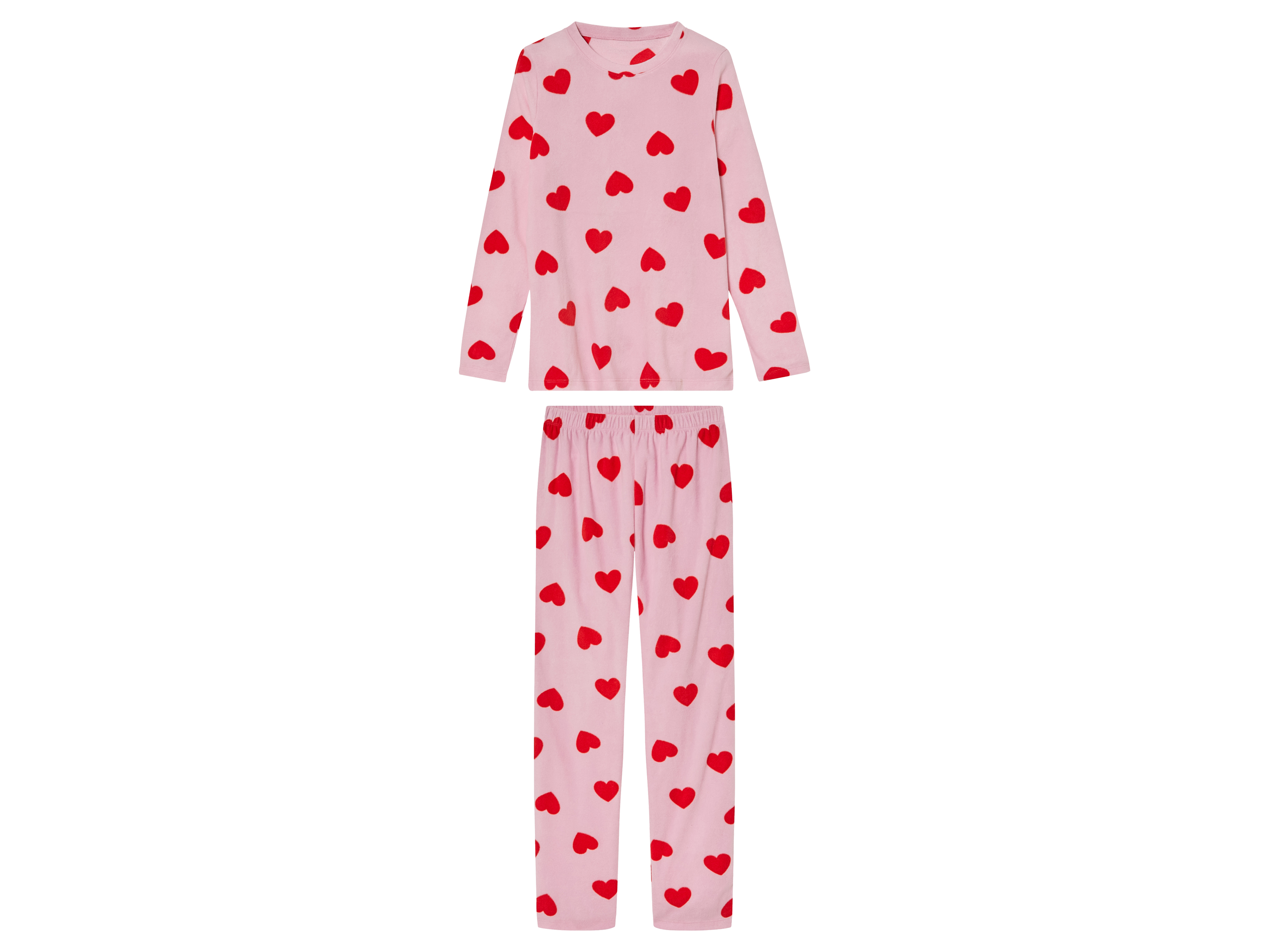 pepperts! Kinder fleece pyjama (146/152, Roze)