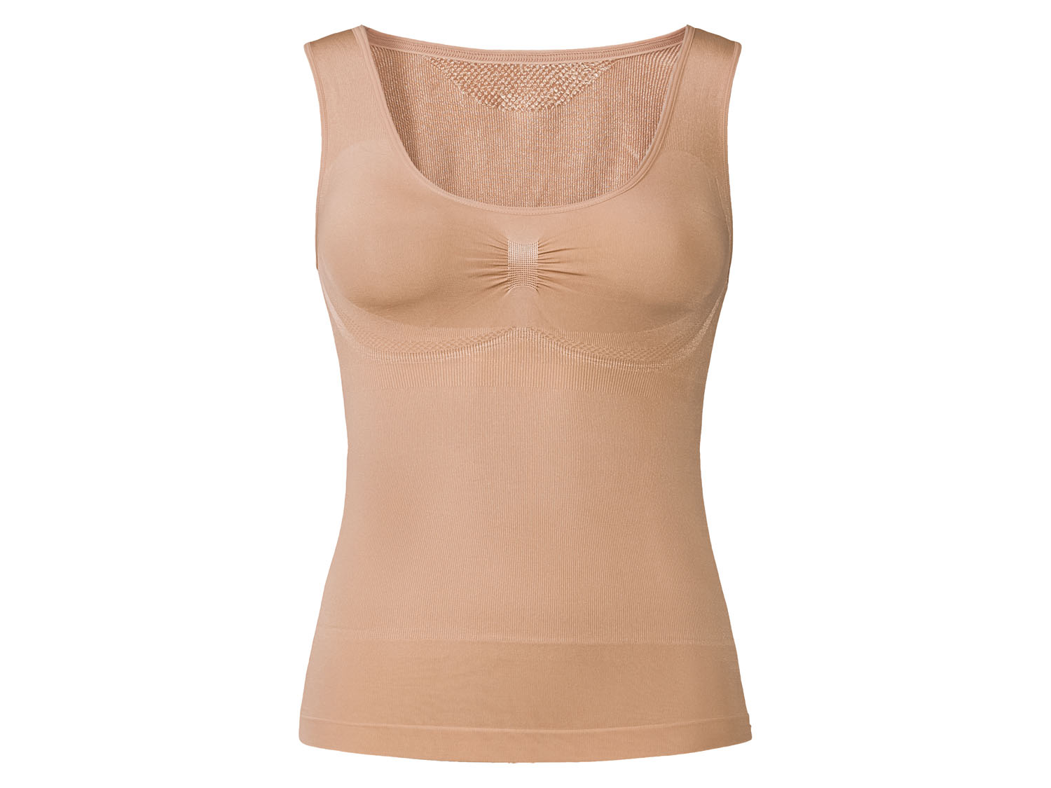 esmara Corrigerend dames hemd (brede bandjes/beige, S (36-38))