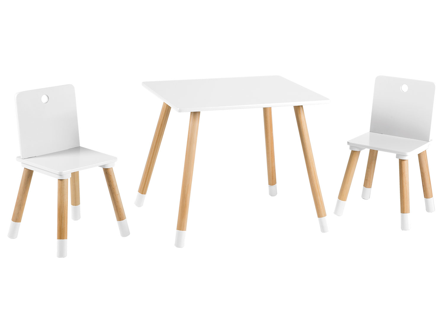 Roba tafel en stoelen voor kinderen, Kinderzithoek, wit