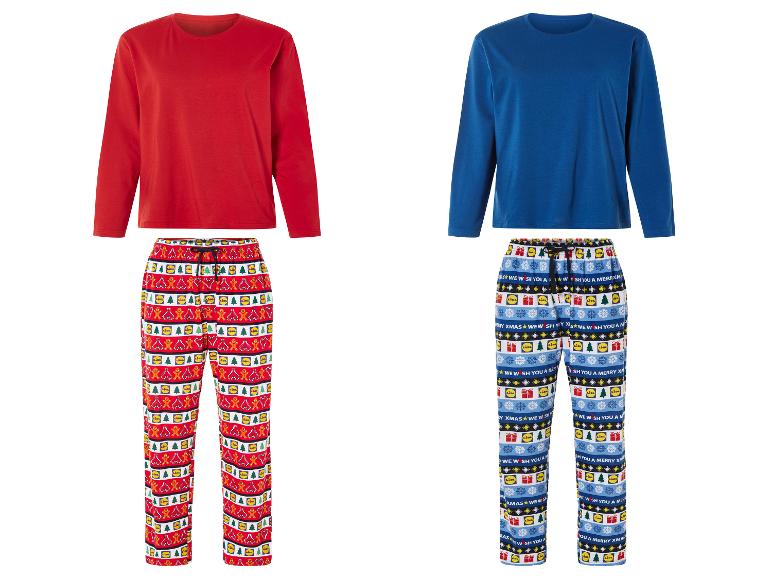 Ga naar volledige schermweergave: Dames of heren pyjama met Lidl-print - afbeelding 1