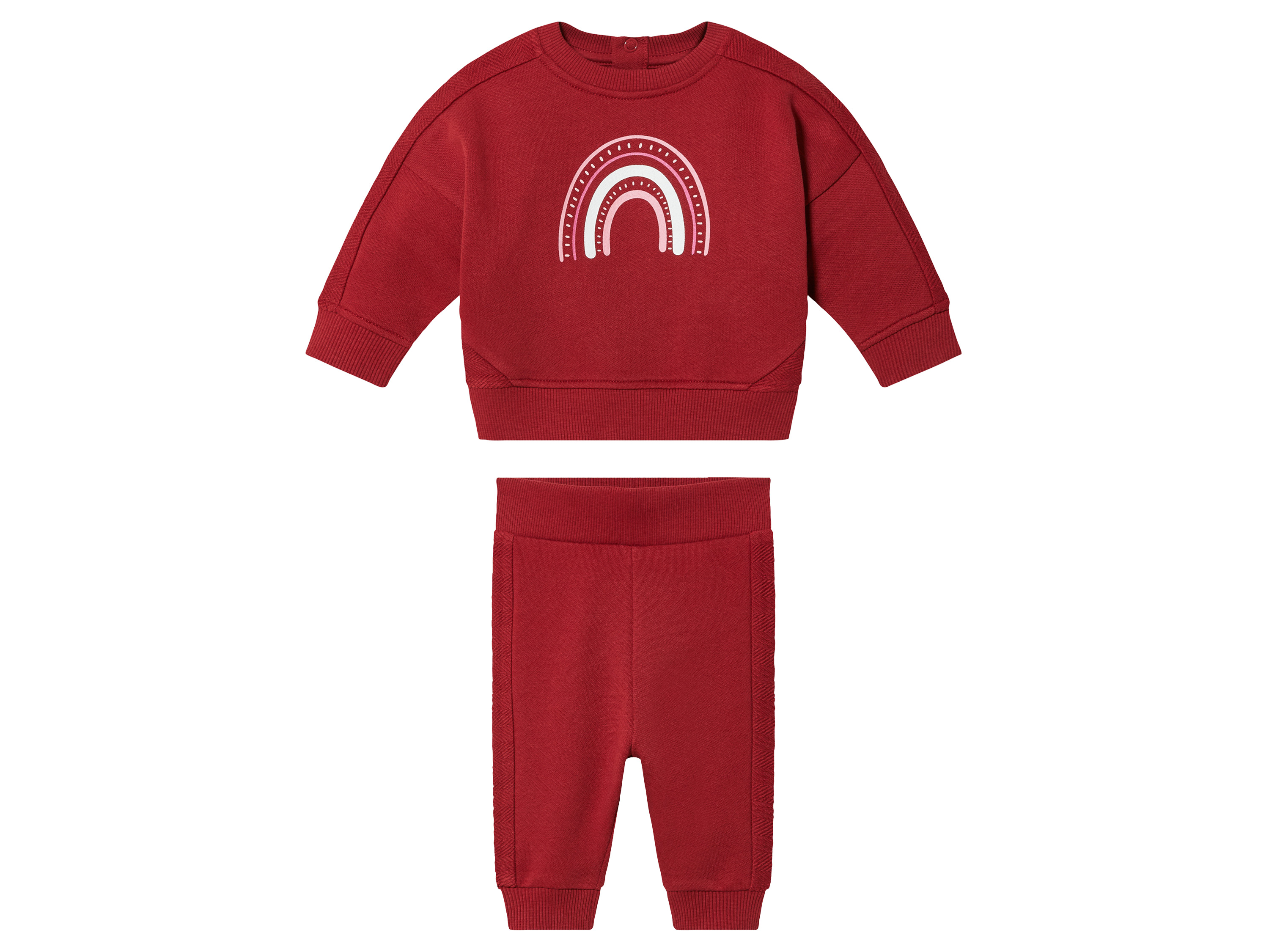 lupilu Baby joggingpak (62-68, Rood)