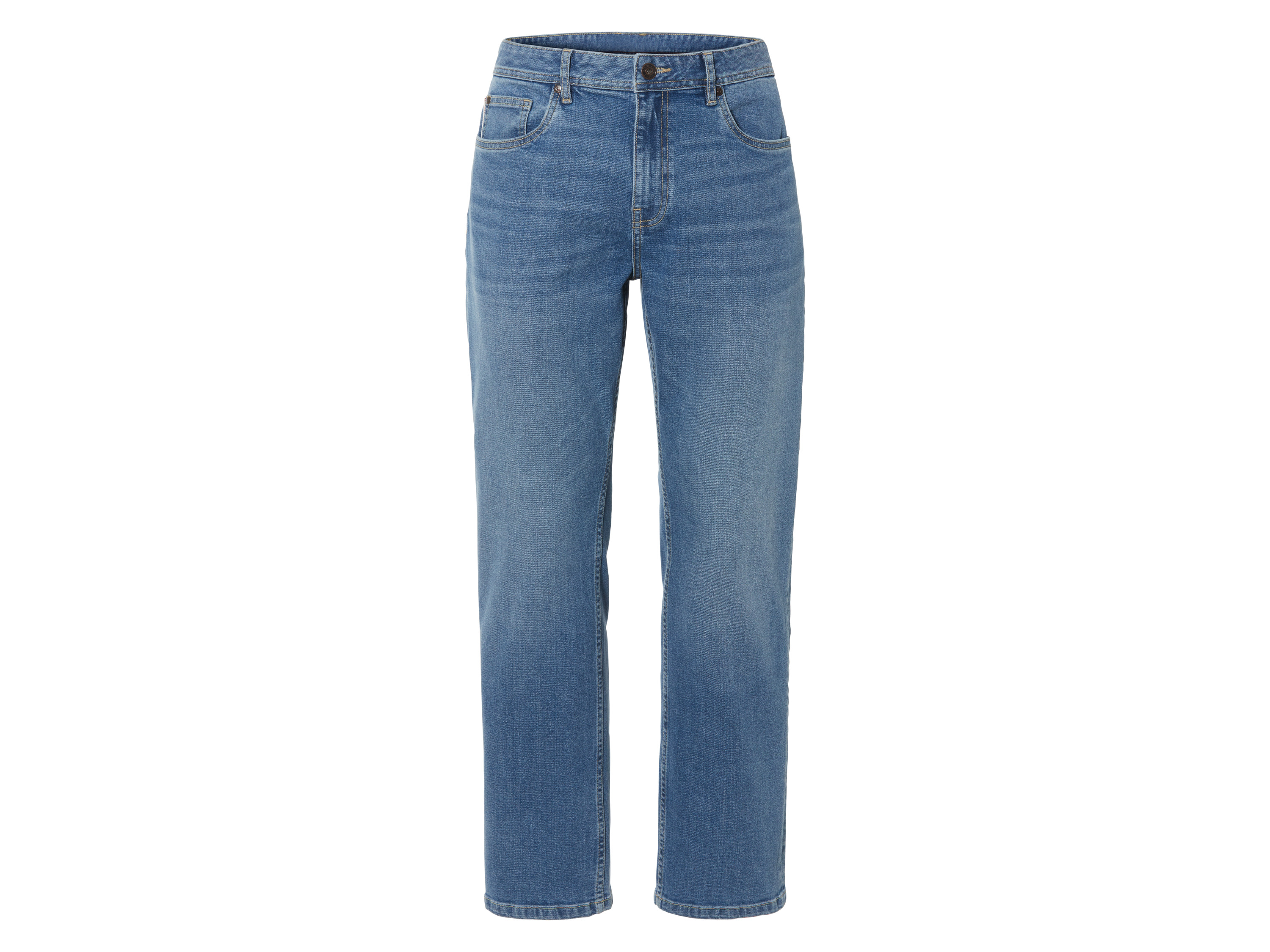 LIVERGY Heren jeans relaxed fit (46 (30/32), Blauw)