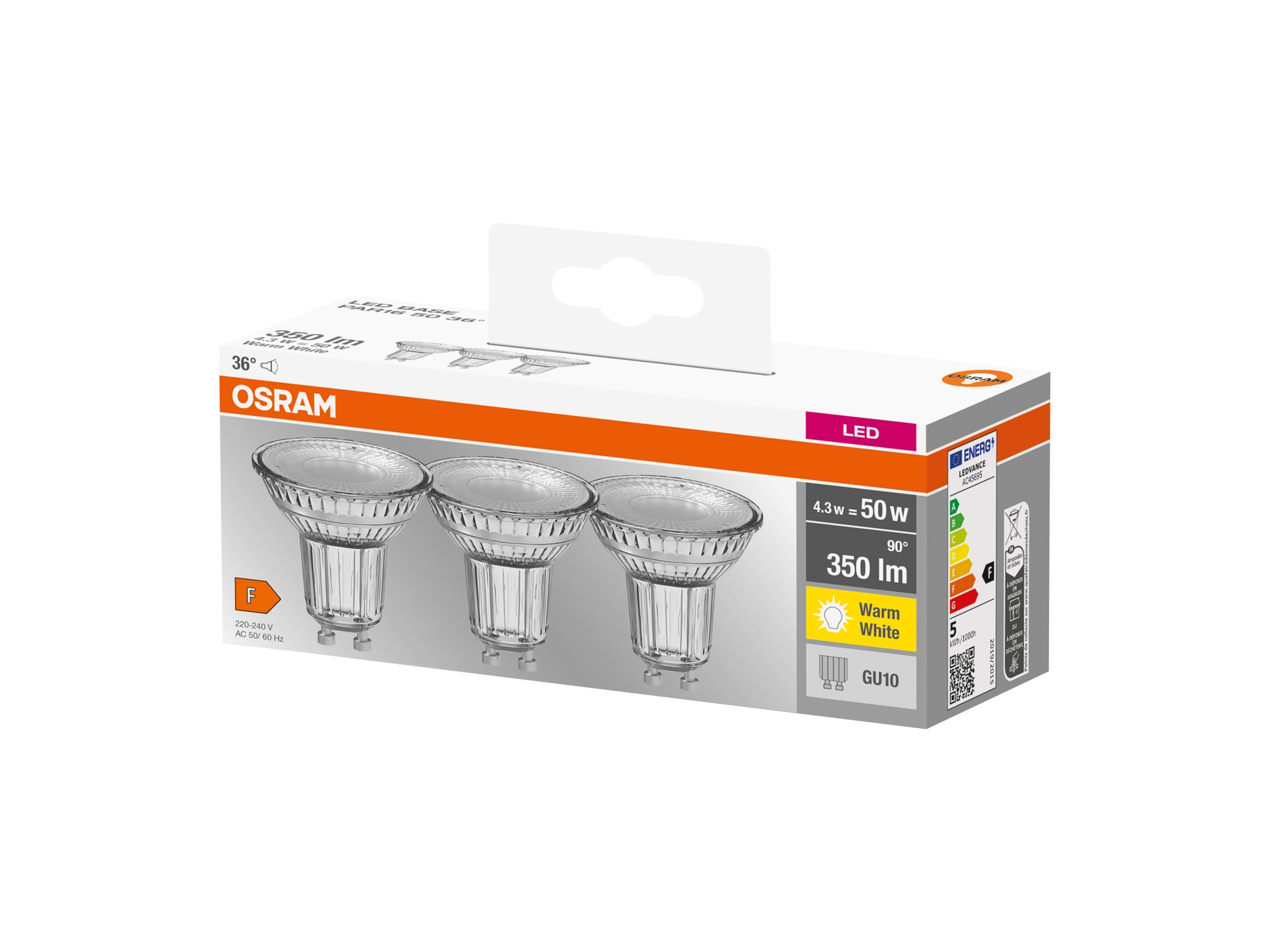 OSRAM 6 LED-filamentlampen GU10