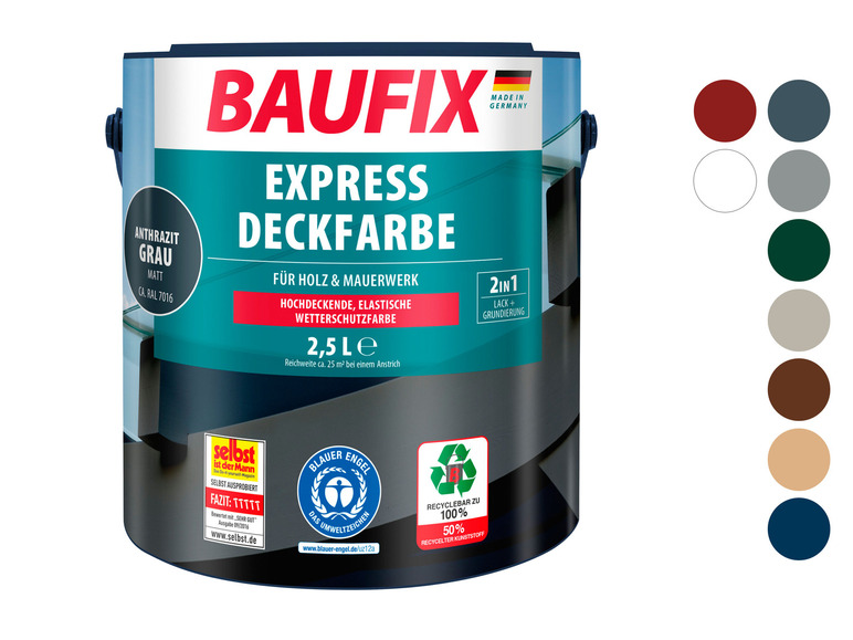 Ga naar volledige schermweergave: BAUFIX Express lak 2,5 liter - afbeelding 1
