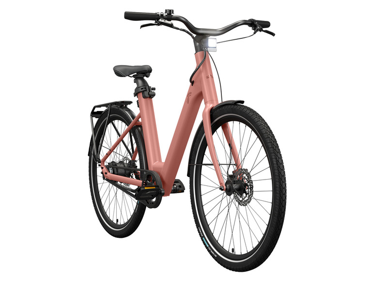 Ga naar volledige schermweergave: CRIVIT Urban E-Bike Berry Blush - afbeelding 6