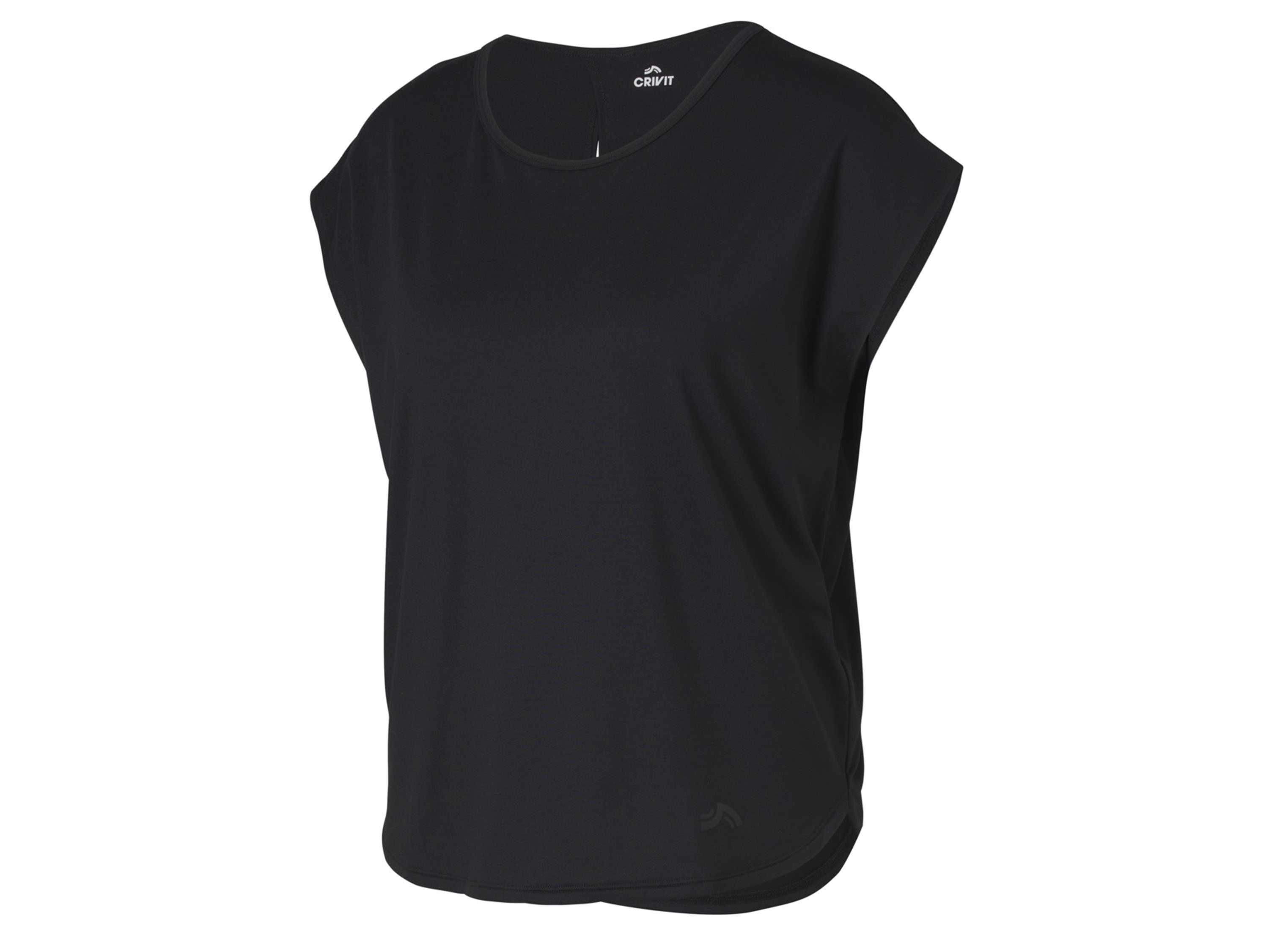 CRIVIT Dames sportshirt (XS(32/34), Zwart)