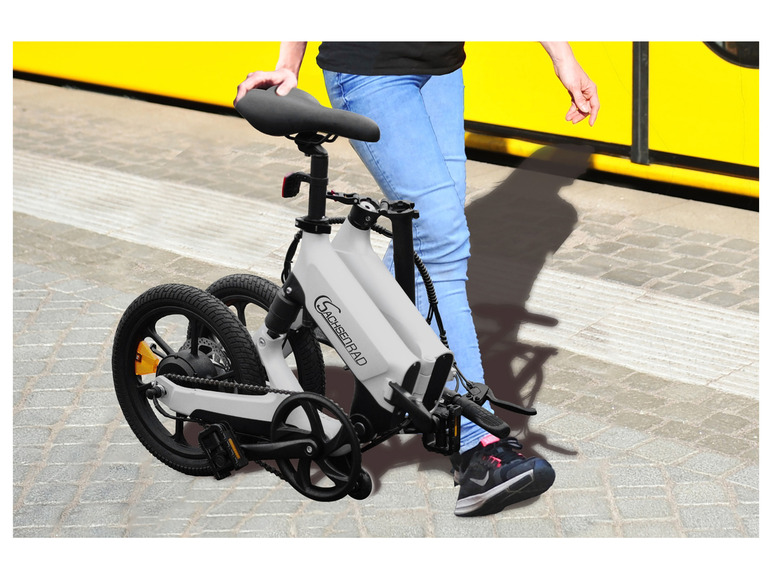 Ga naar volledige schermweergave: SachsenRad E-Folding Race Bike F12 ZILVER - afbeelding 6