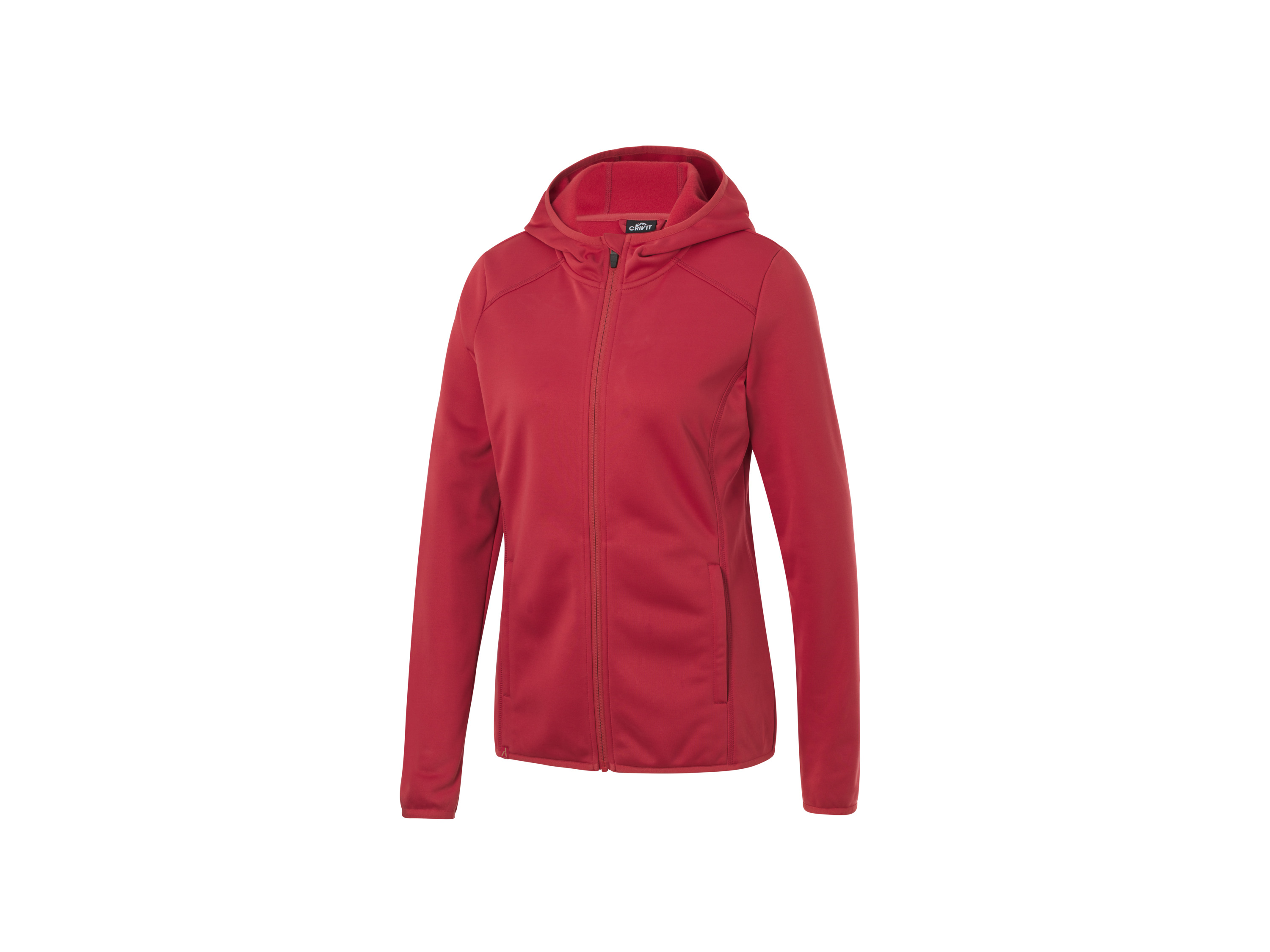 CRIVIT Dames thermo jas (XS (32/34), Rood)