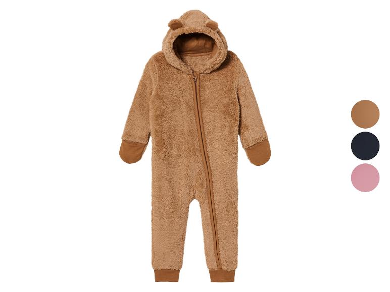 Ga naar volledige schermweergave: lupilu® Baby fleece onesie - afbeelding 1