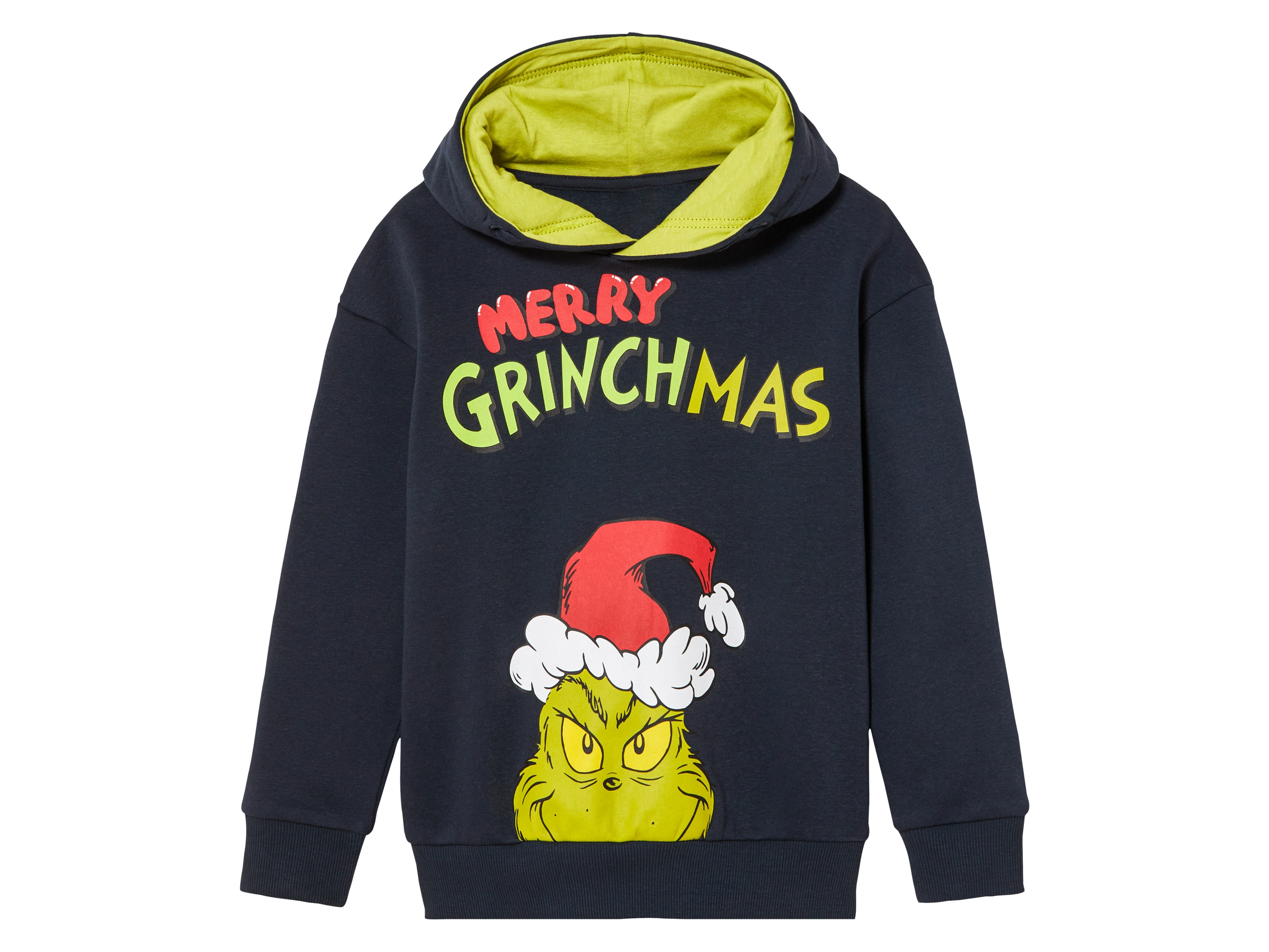 Kinder Grinch hoodie (Grinch/marine, 122/128)