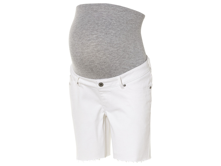 Ga naar volledige schermweergave: esmara® Dames zwangerschaps jeansshort - afbeelding 4