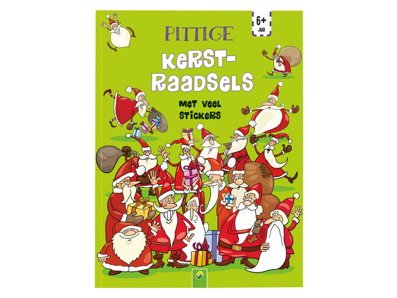 Kinderboek met kerstthema (Pittige kerstraadsels)