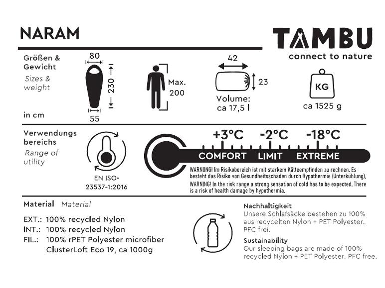 Ga naar volledige schermweergave: TAMBU Mummieslaapzak - afbeelding 10