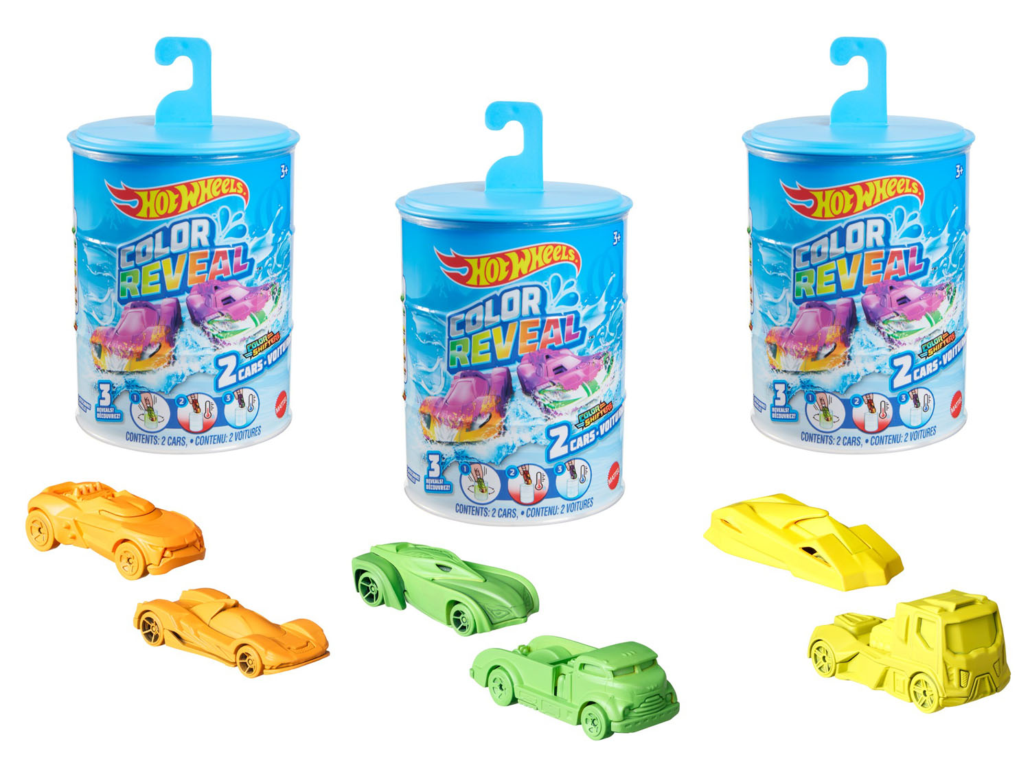 Hot Wheels Color Reveal Dubbelpack Assortiment Prijs per Stuk