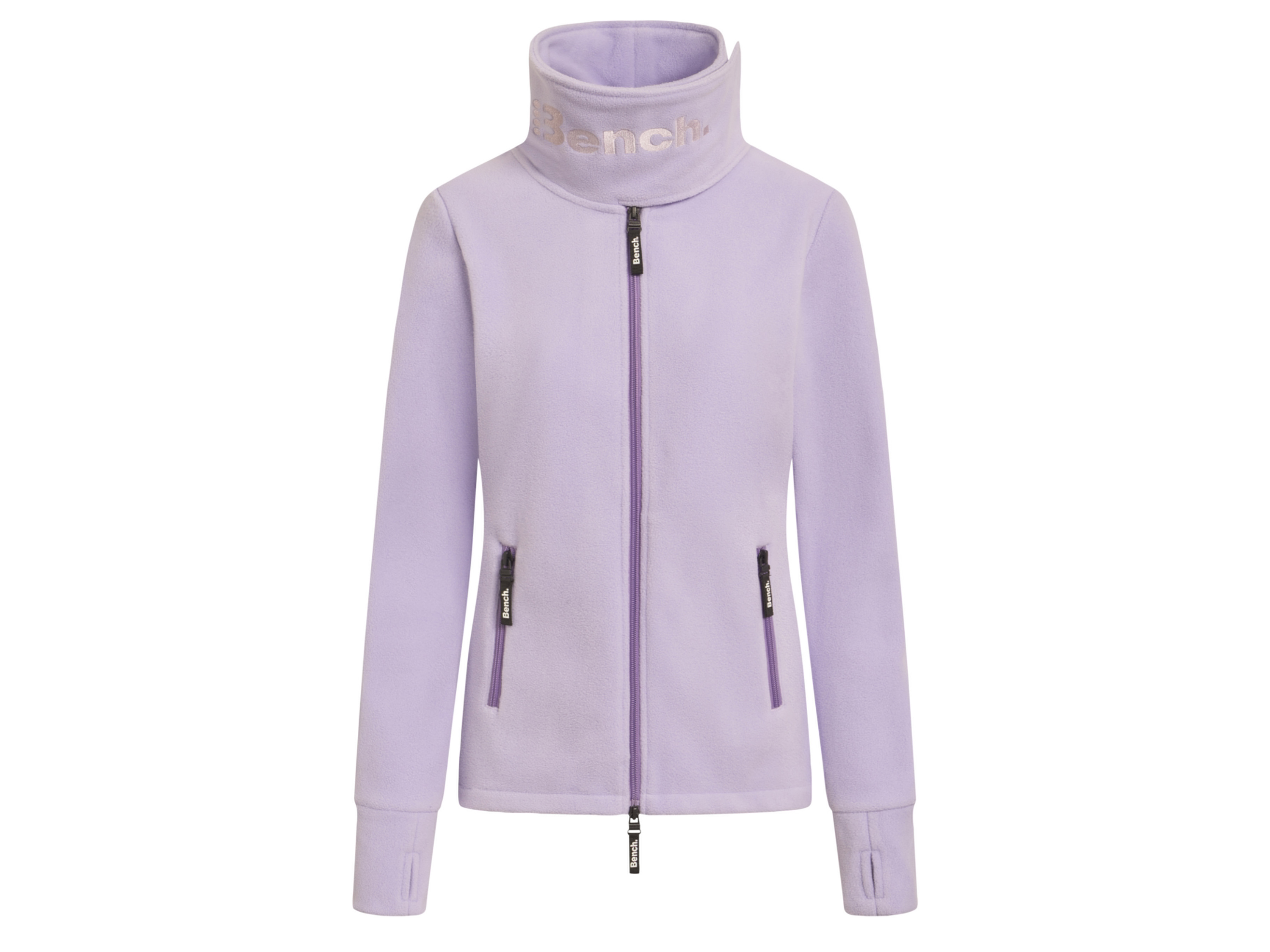 BENCH Dames fleecejack (44 (XL), Lila)