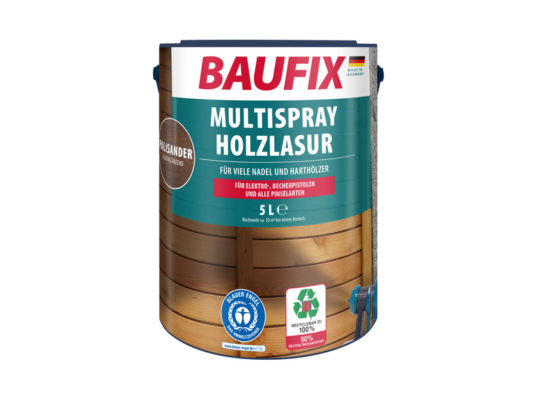 Ga naar volledige schermweergave: BAUFIX Multispray houtbeits 5 liter - afbeelding 7