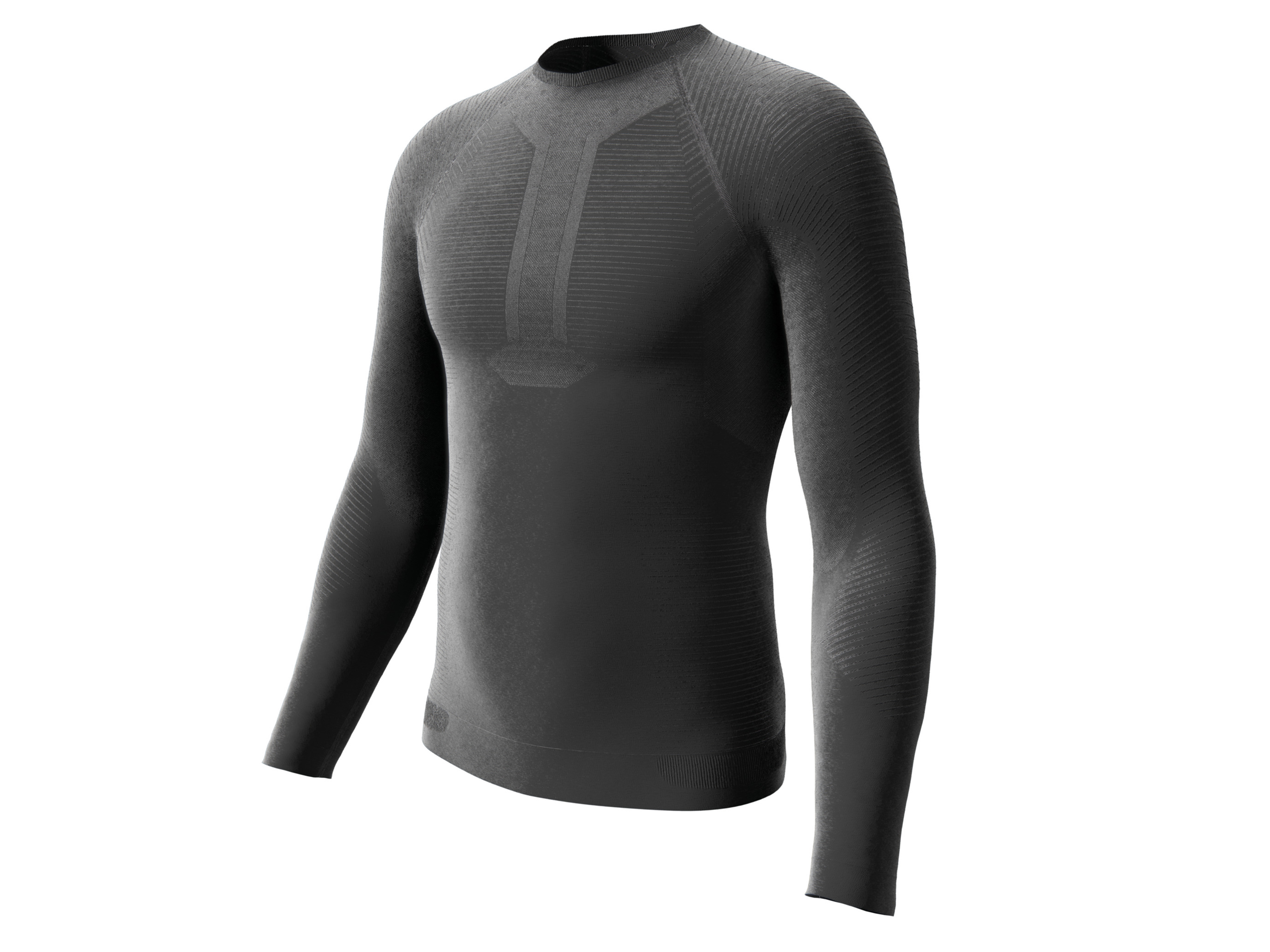 CRIVIT Heren thermoshirt (XXL, Zwart)