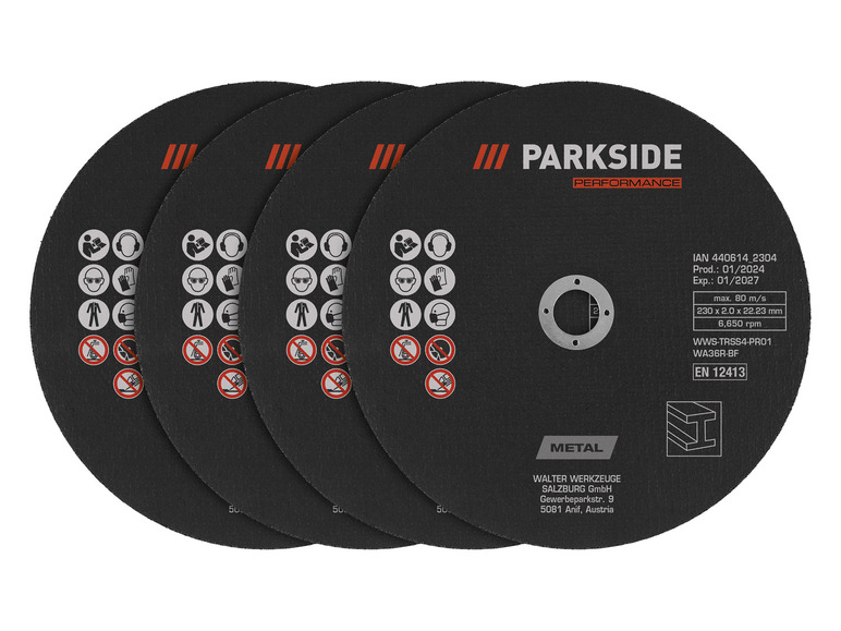 Ga naar volledige schermweergave: PARKSIDE PERFORMANCE® Doorslijpschijven / lamellenschijven Ø 230 mm - afbeelding 2