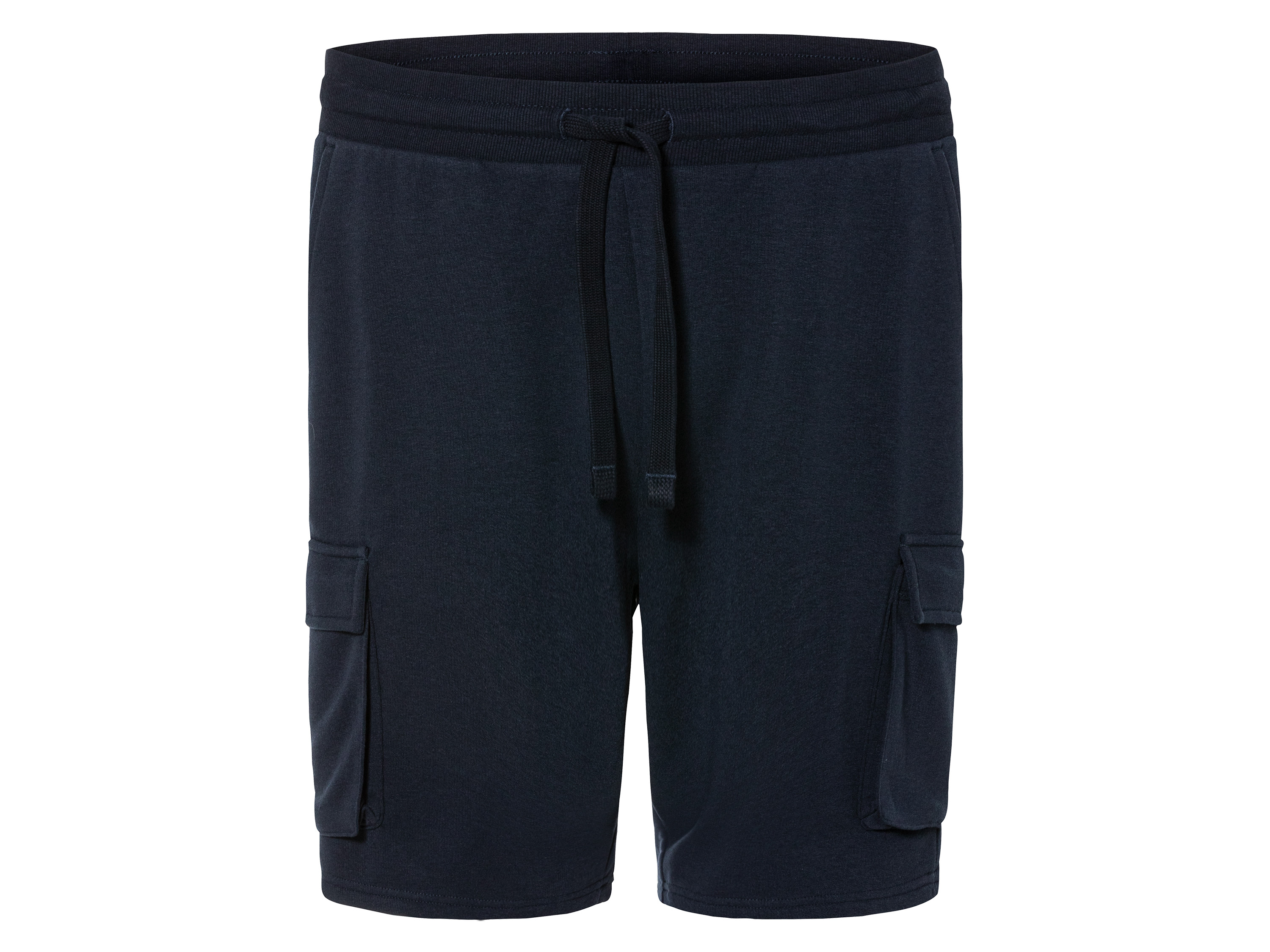 Heren sweatbermudas (M (48-50), Marineblauw)