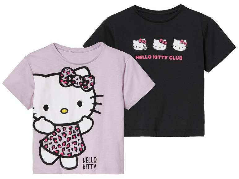 2 kinder t-shirts (98/104, Hello Kitty)