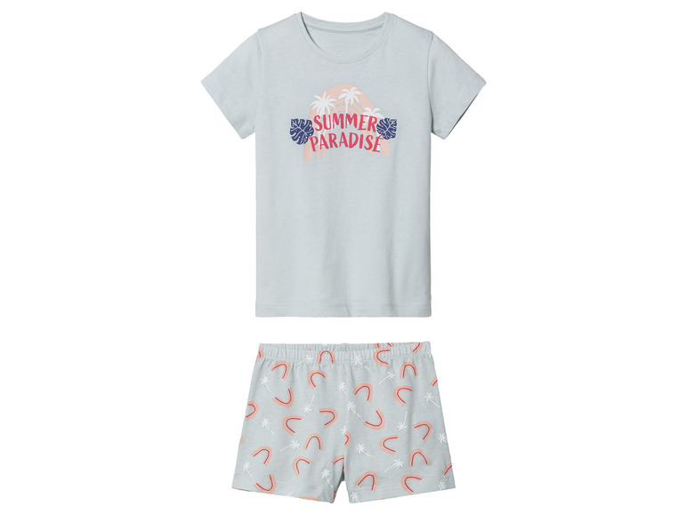 lupilu Meisjes pyjama (122/128, Lichtblauw)