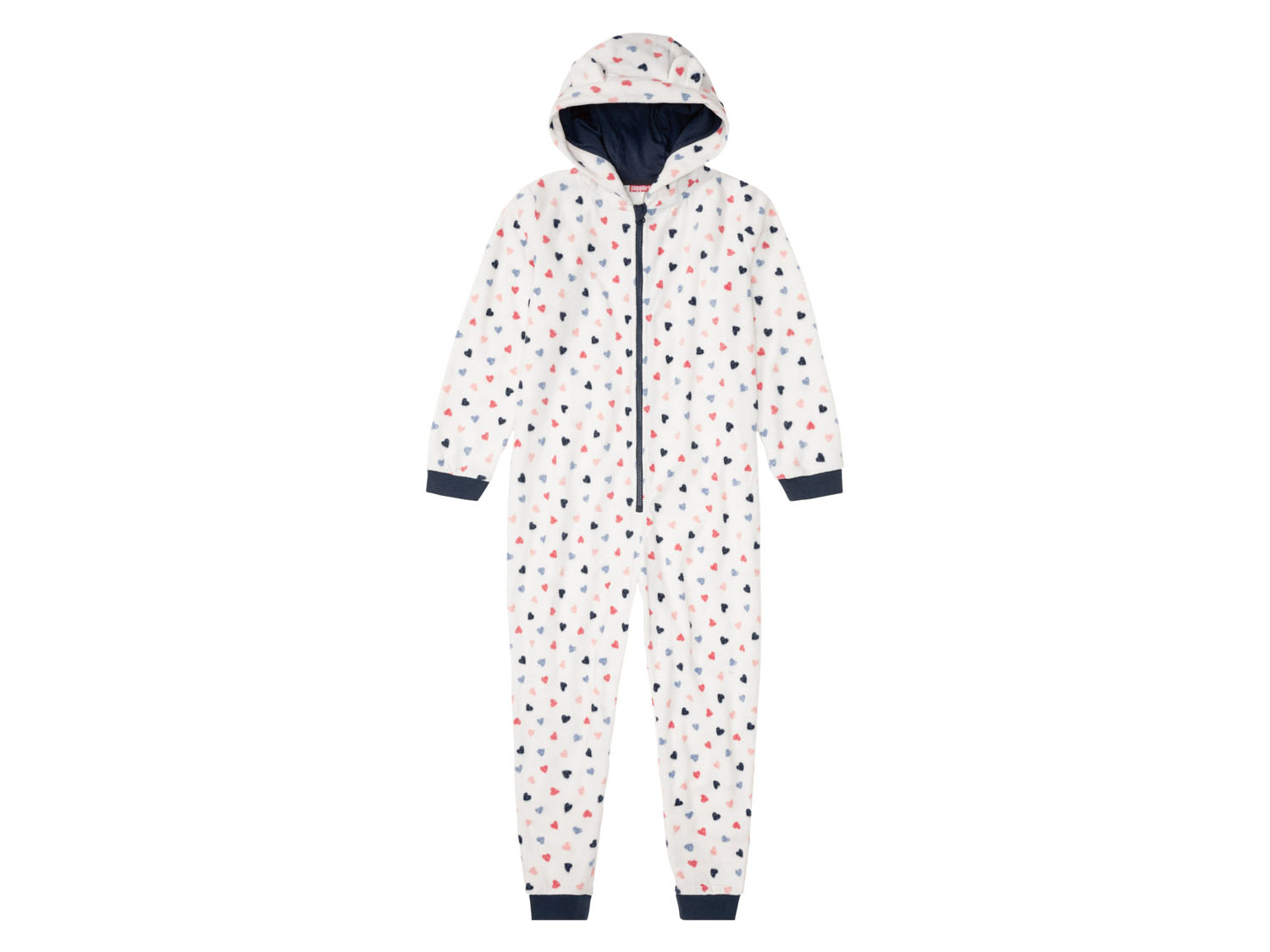 pepperts! Fleece meisjes onesie (158/164, Wit)